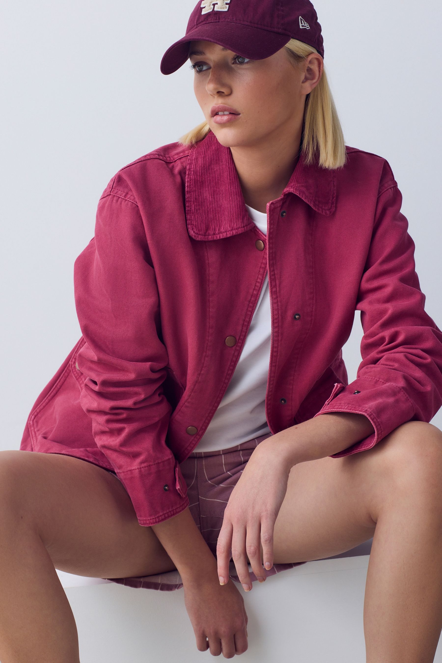 Next Hemdjacke Baumwolljacke (1-St)