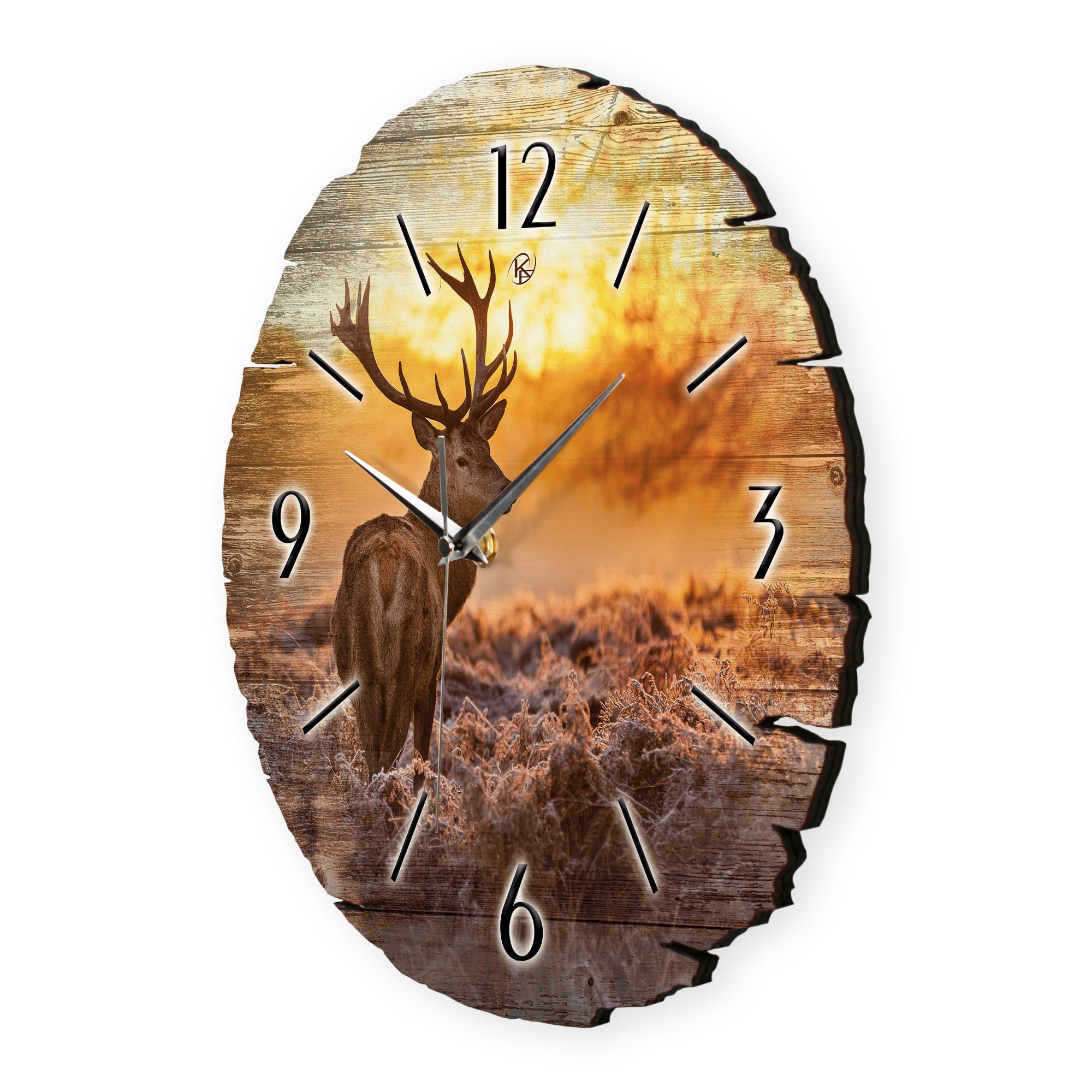 Kreative Feder Wanduhr Wanduhr "Hirsch" aus günstig online kaufen