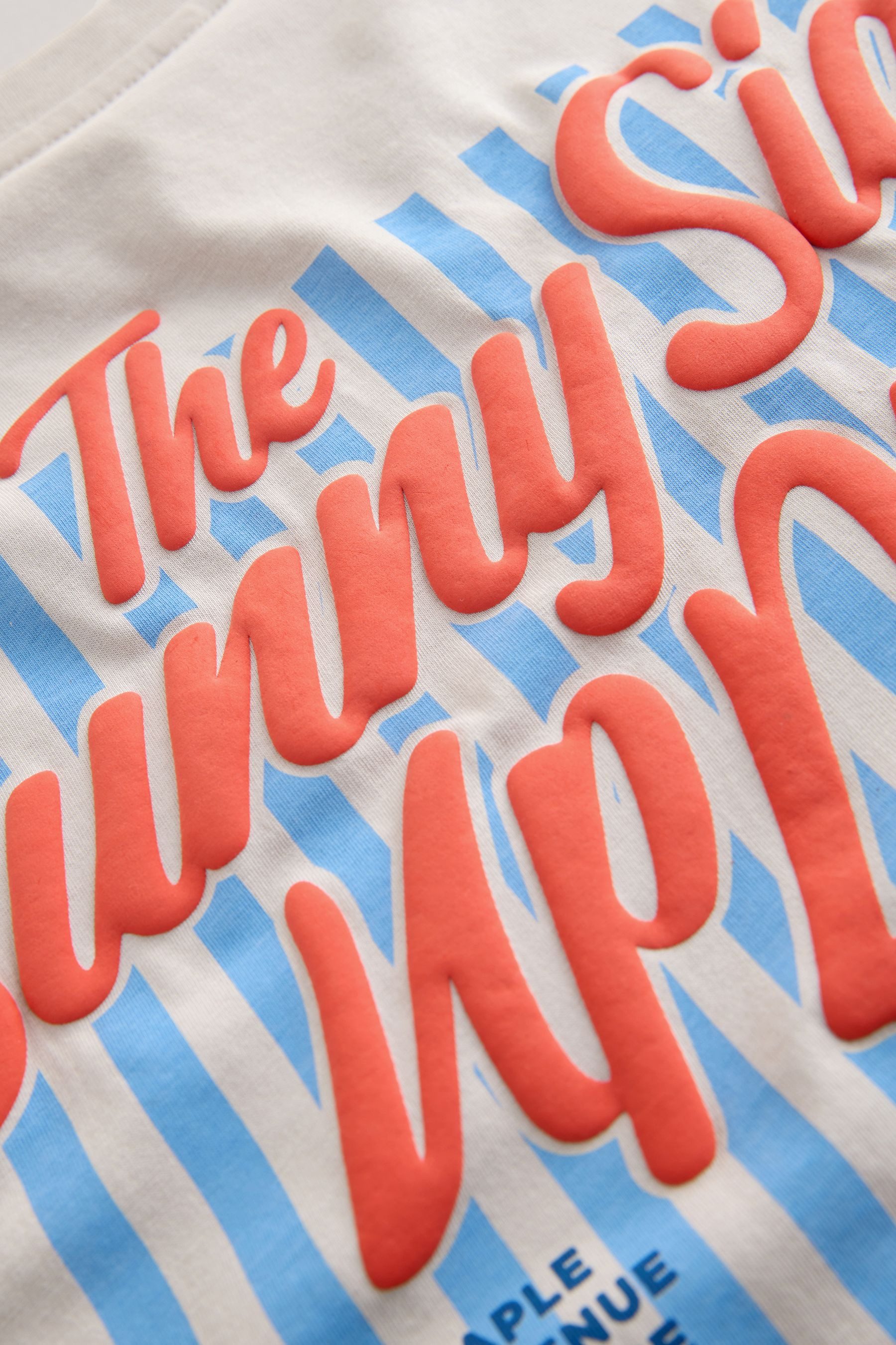 Next Pyjama Kurzärmeliger Jersey-Schlafanzug mit Grafik (2 tlg)