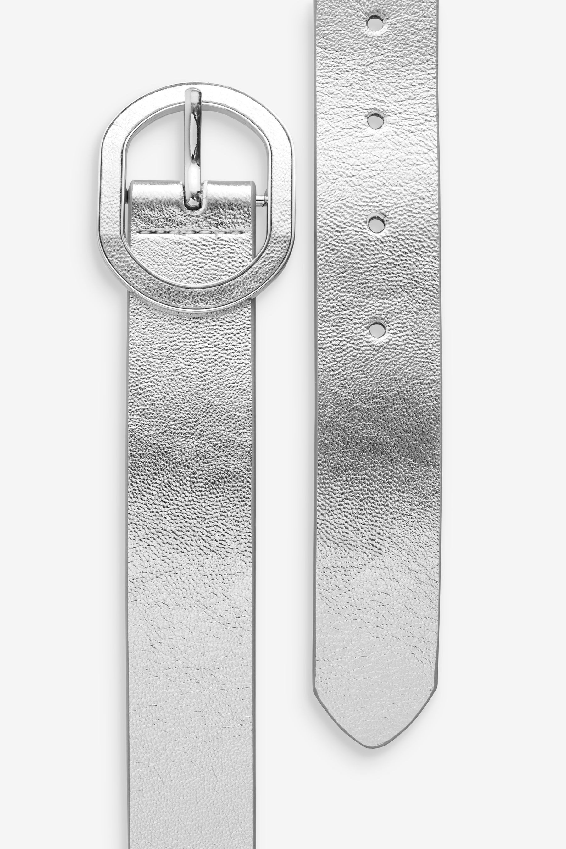 Next Synthetikgürtel Regular Fit Metallic-Gürtel (1-St) günstig online kaufen