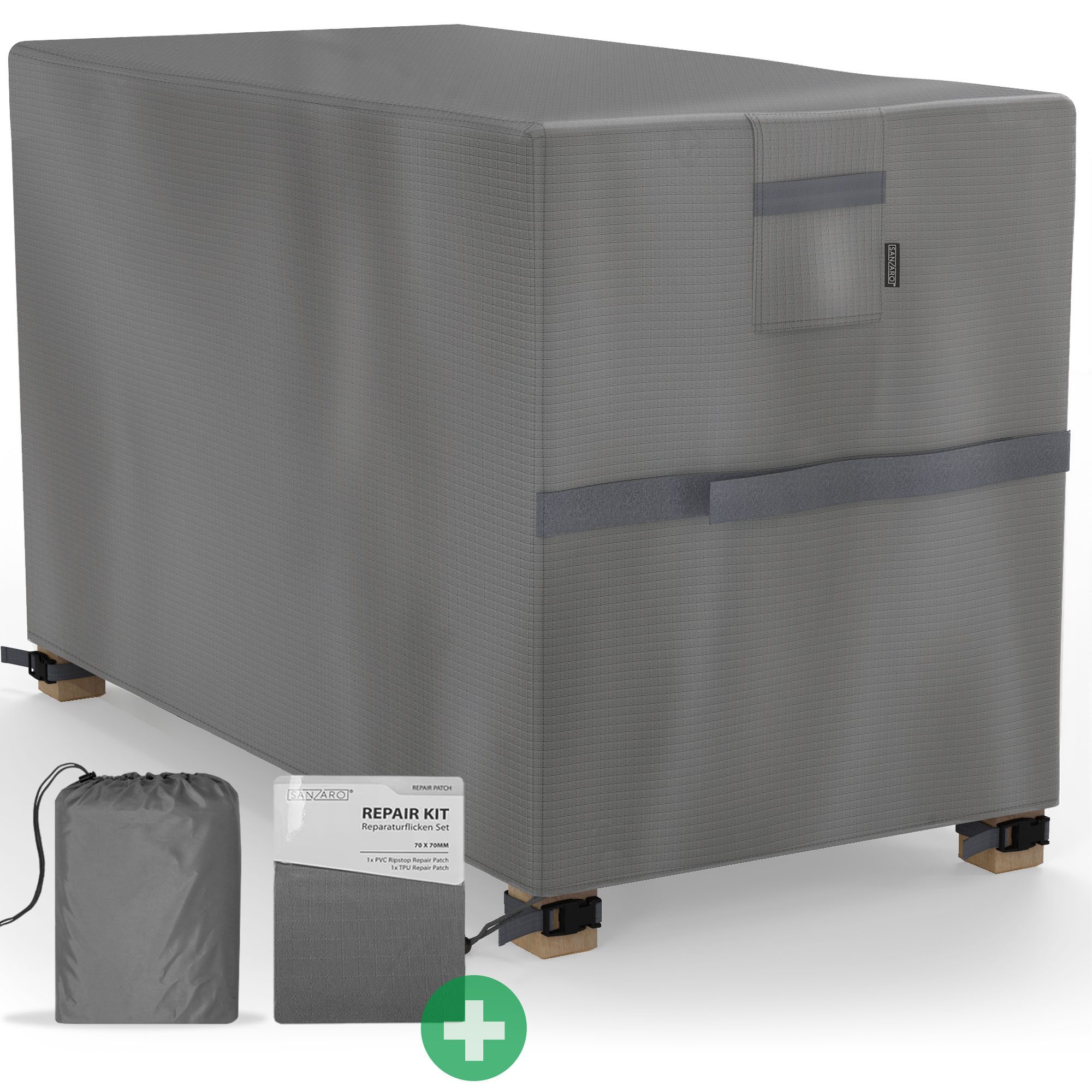 Sanzaro Gartenmöbel-Schutzhülle, 600D Oxford Gewebe, RipStop-Technologie, U günstig online kaufen