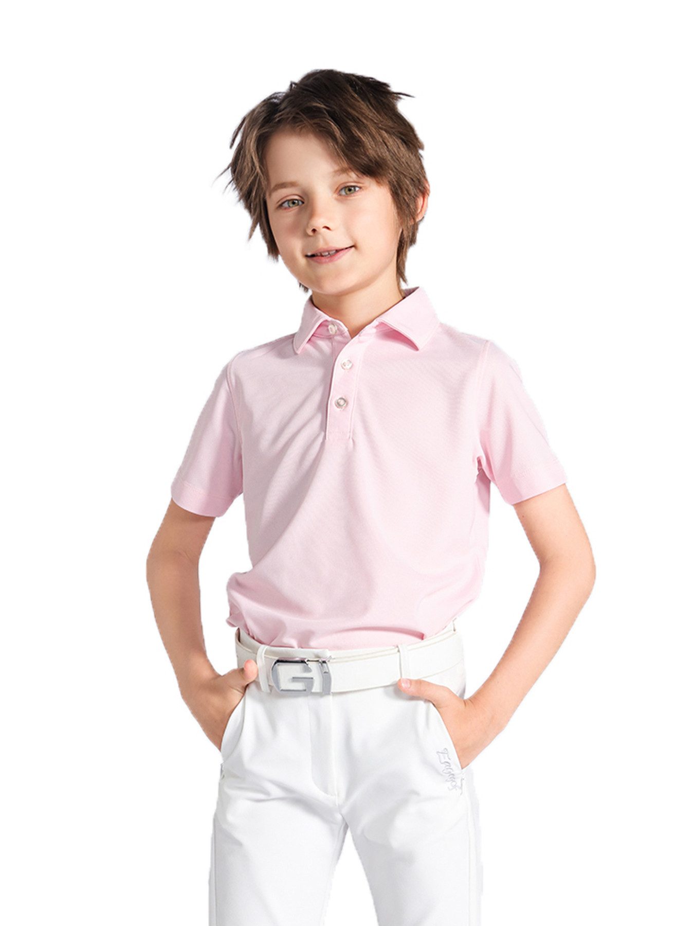 Poloshirt Kinder Golf Poloshirt Schnell trocknend Kurzarm Sport Freizeit