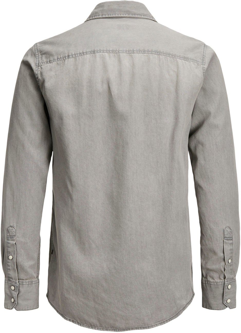 Jack & Jones Langarmhemd JJESHERIDAN SHIRT L/S NOOS mit angesetzter Brusttasche