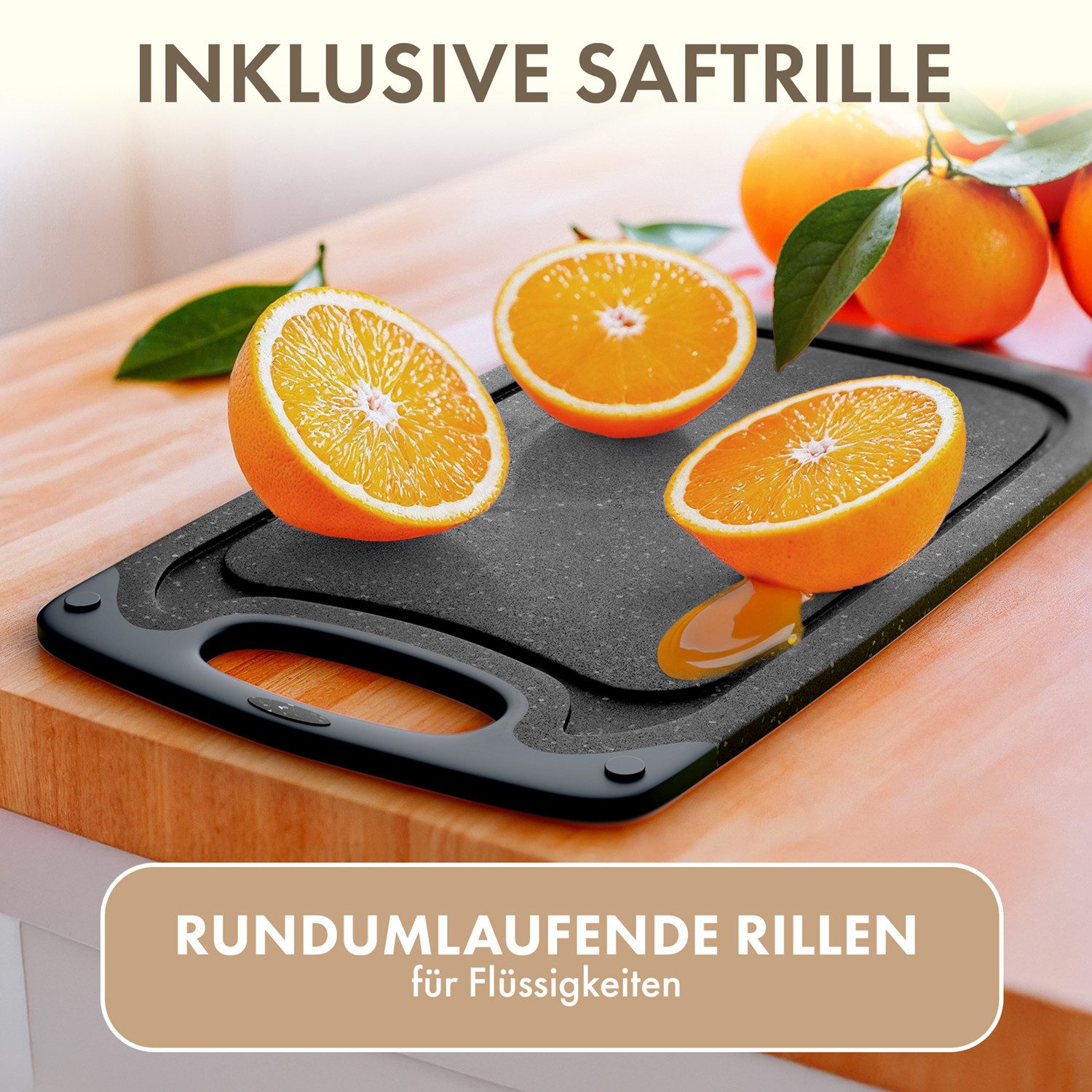 Blumtal Frühstücksbrett Blumtal Frühstücksbrettchen Kunststoff 25x15 im Set spülmaschinenfest, Kunststoff, (2-St) – Bild 5 von 5