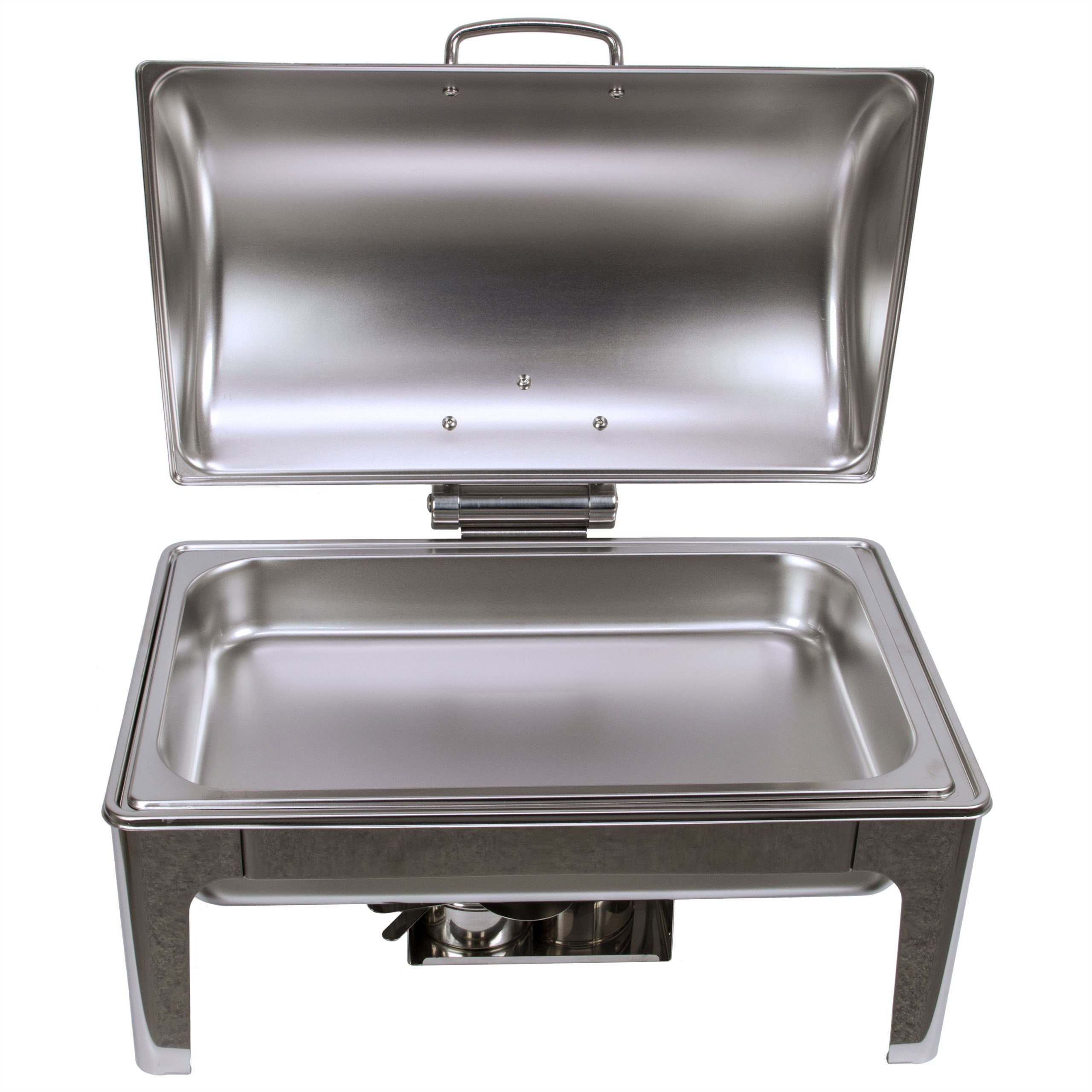 Airbrush-City Thermobehälter Edelstahl Luxus Speisenwärmer Warmhaltebehälter Chafing Dish 9,0 Liter, (0-tlg)