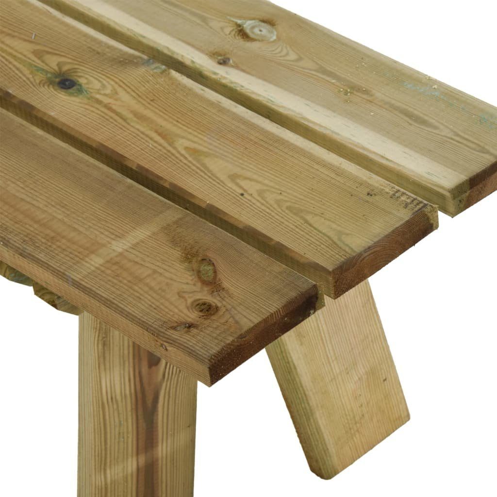 furnicato Gartenbank aus massivem Kiefernholz grün imprägniert 110x38x45 cm, Widerstandsfähige Sitzbank, korrosionsgeschützt für die Terrasse