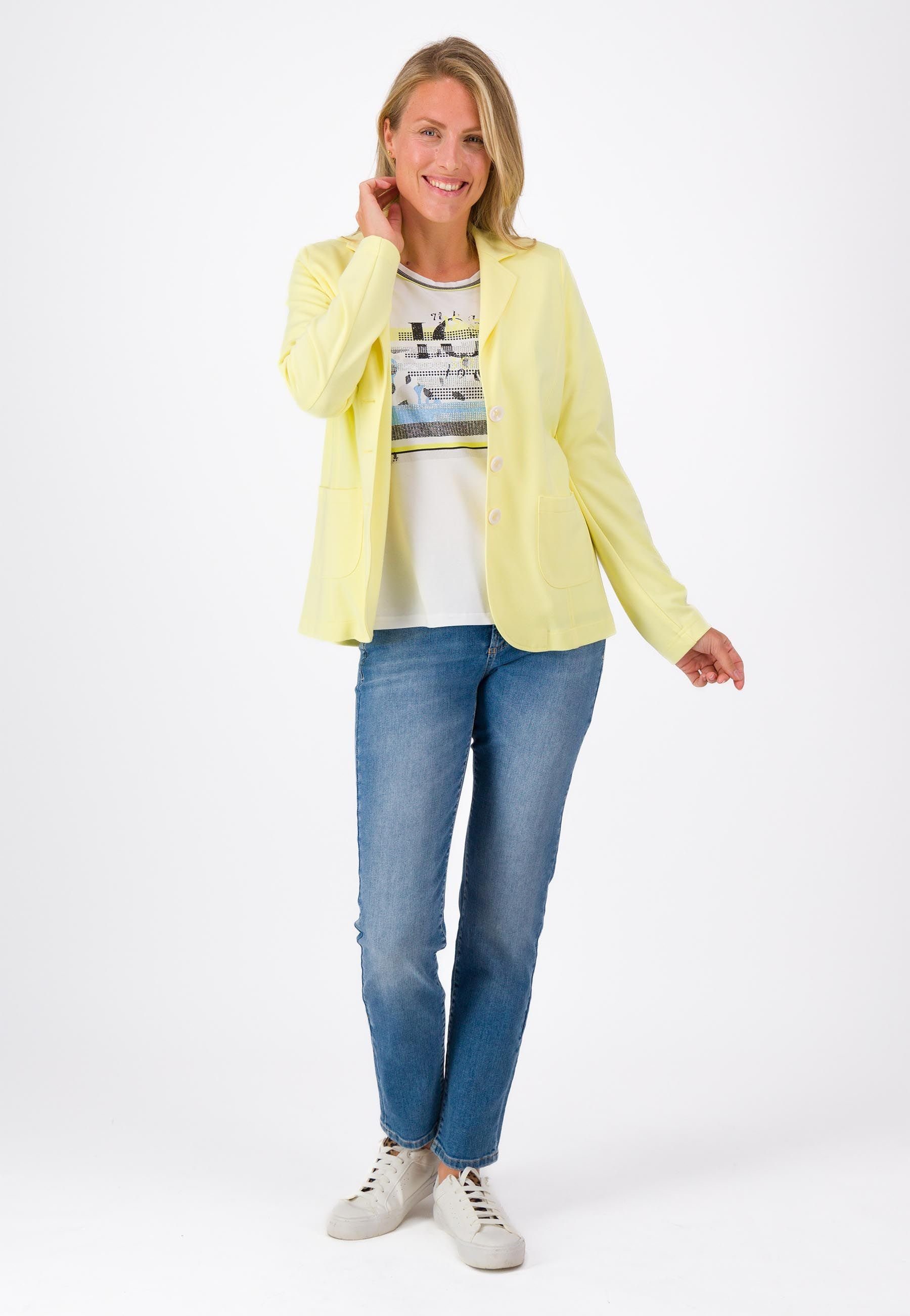 Just White Jerseyblazer