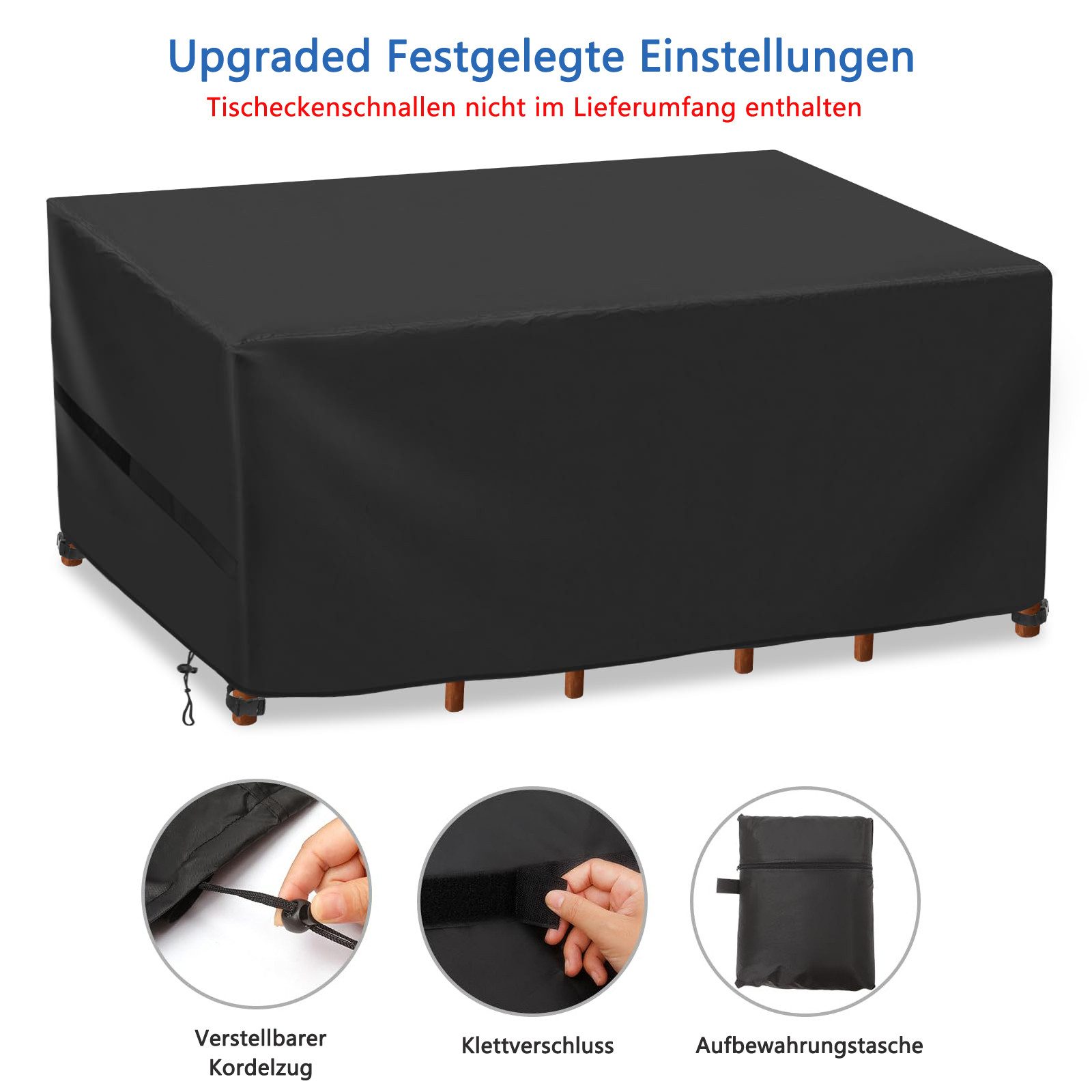 Coonoor Gartenmöbel-Schutzhülle Abdeckung für Gartenmöbel, wasserdichte Sch günstig online kaufen