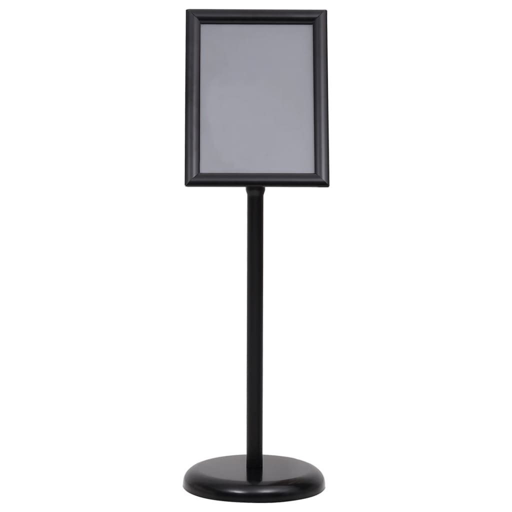 vidaXL Vitrine A4-Plakatständer Schwarz Aluminiumlegierung günstig online kaufen