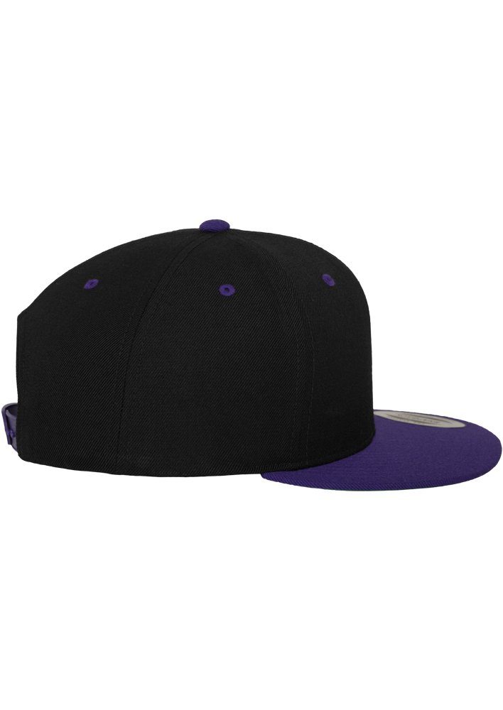 balck/purple Snapback Cap 2-Tone Flex Snapback Classic Flexfit