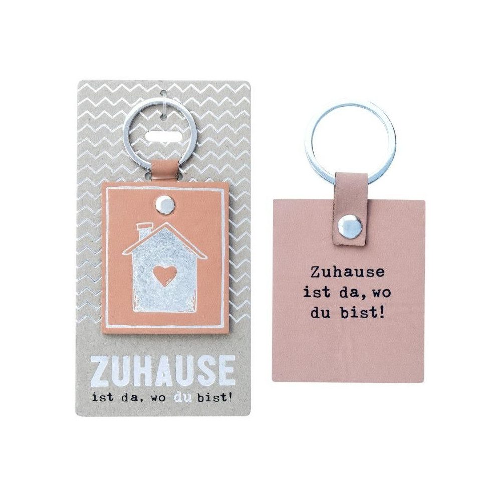 Sheepworld Spielfigur Schlüsselanhänger - Zuhause - silber/braun