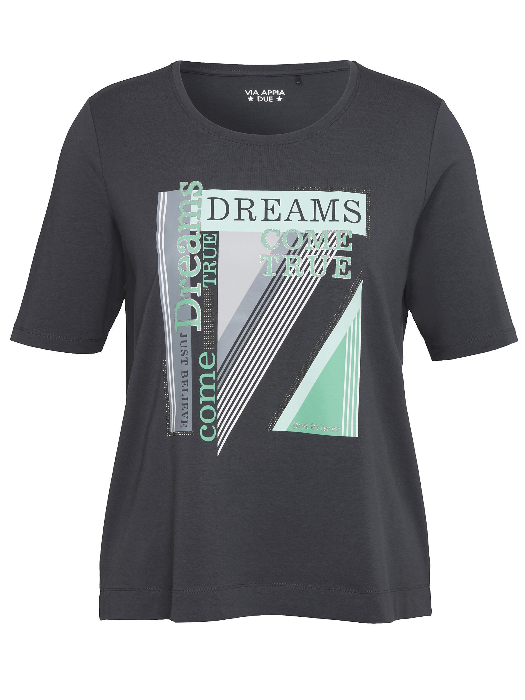 VIA APPIA DUE Print-Shirt (1-tlg) Große Größen günstig online kaufen