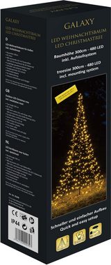 GALAXY LED Dekolicht Weihnachtsdeko aussen, LED fest integriert, Warmweiß, stromsparende LED