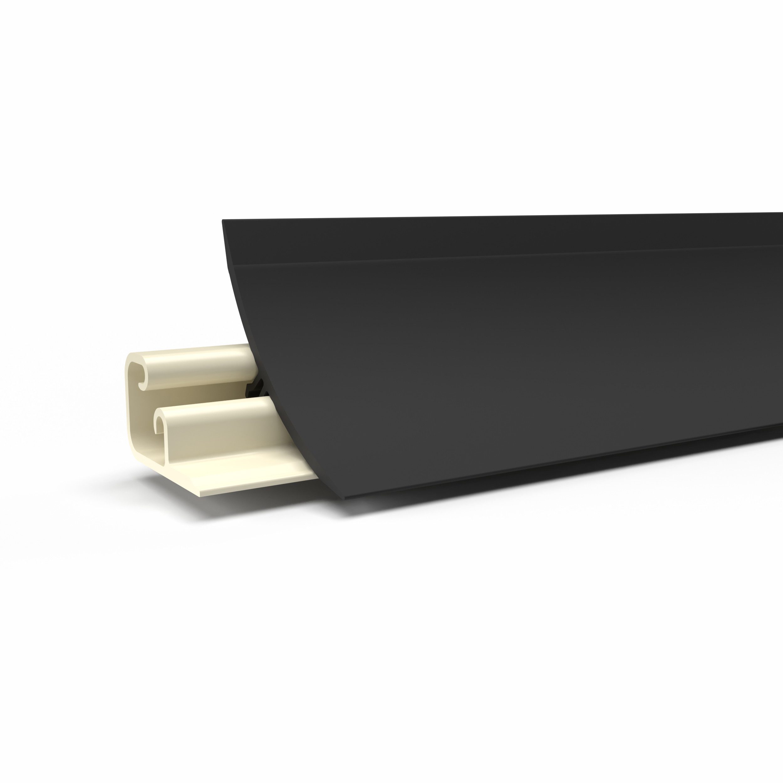 Quest Abschlussleiste für Arbeitsplatten 23 x 23 mm, 300 cm, zweiteilig, Schrauben/Nägel, Montagekleber oder doppelseitiges Klebeband, PVC 23 x 23 mm, 1-St., zw – Bild 2 von 5
