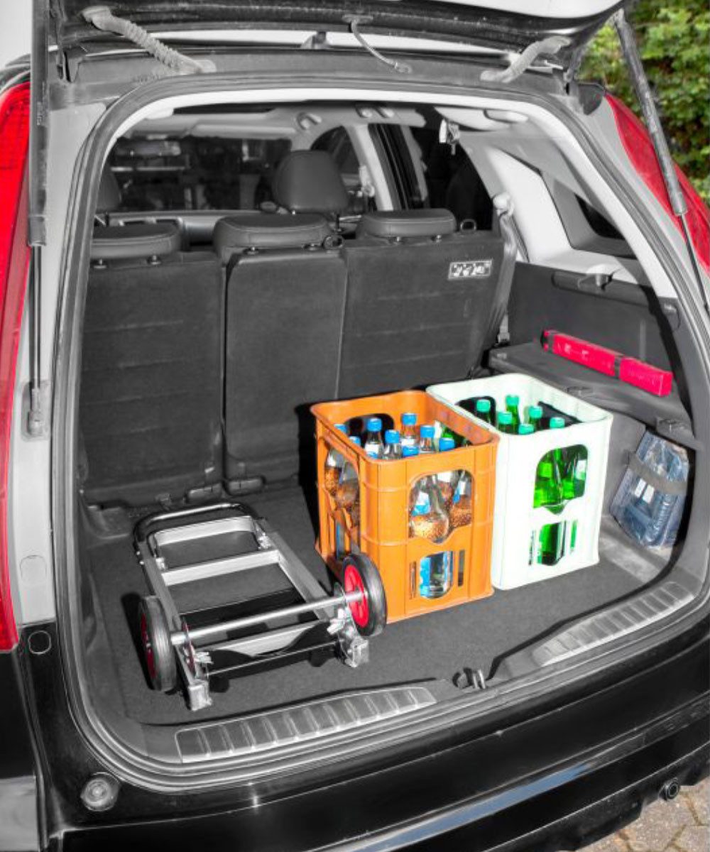 Meister Werkzeuge Sackkarre Aluminium Sackkarre Transportkarre Rollwagen klappbar 90kg GS