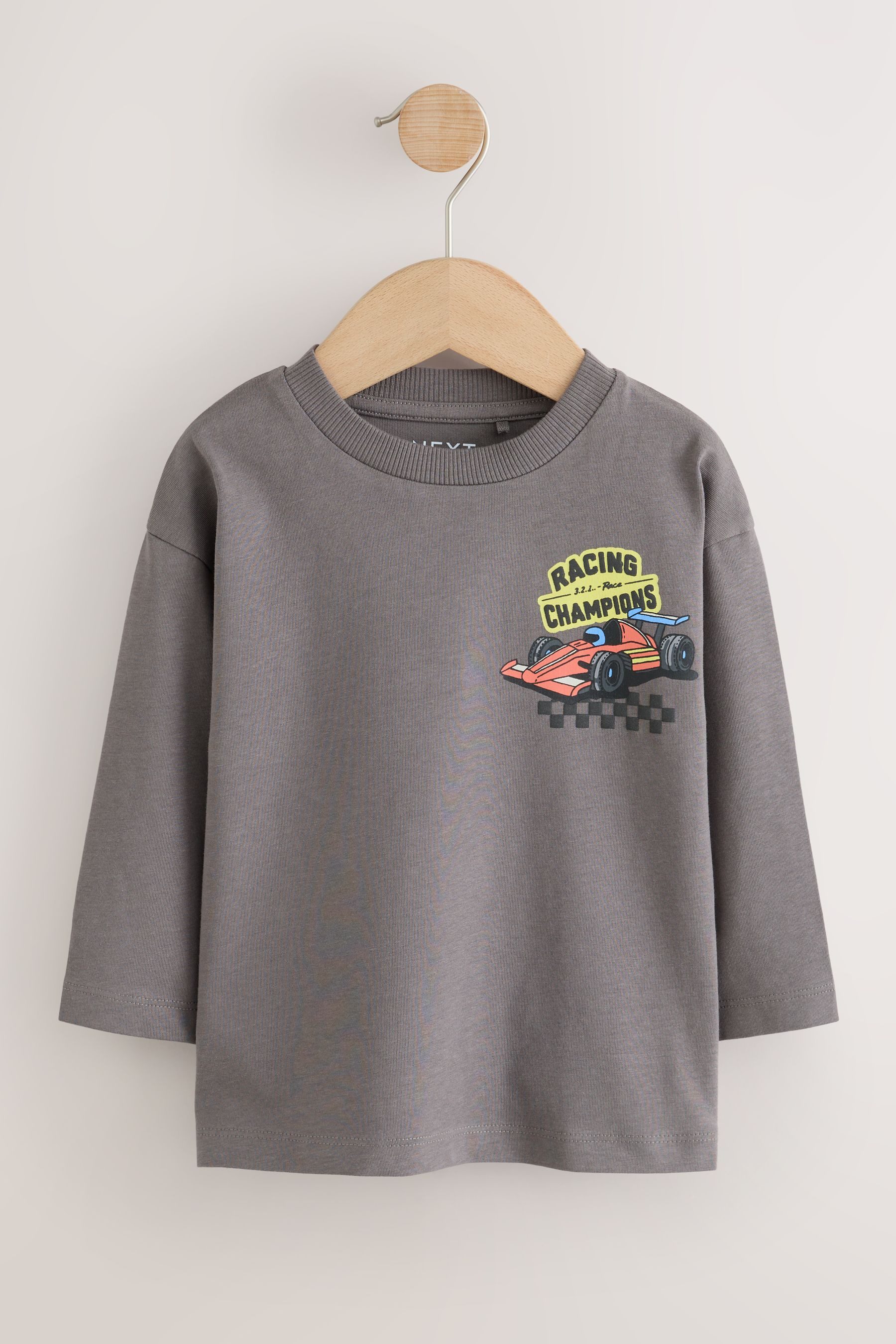 Next Langarmshirt 3er-Pack Langarmshirts mit Grafik (3-tlg) – Bild 2 von 5