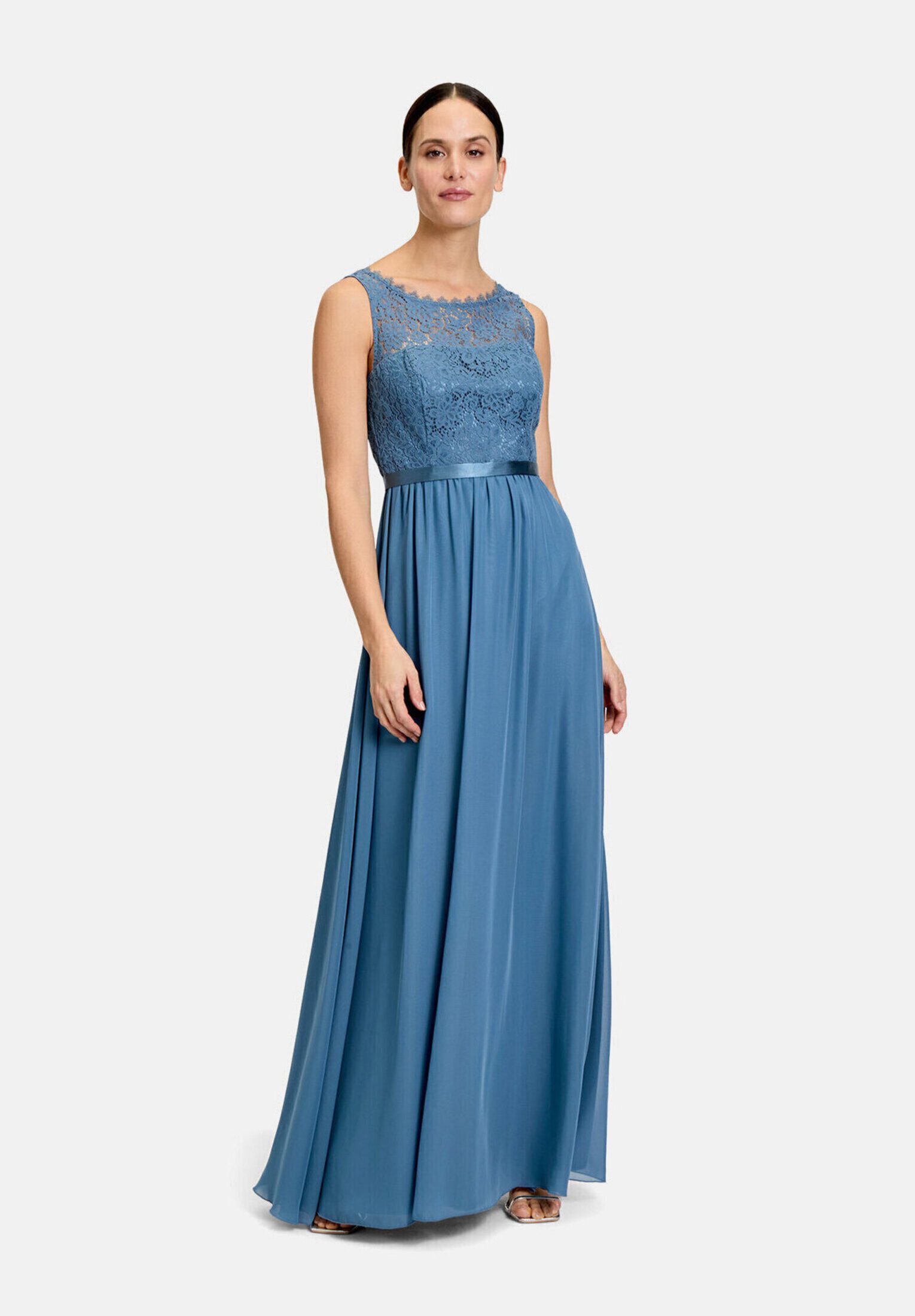 Vera Mont Cocktailkleid Damen mit Spitze Bogenkante