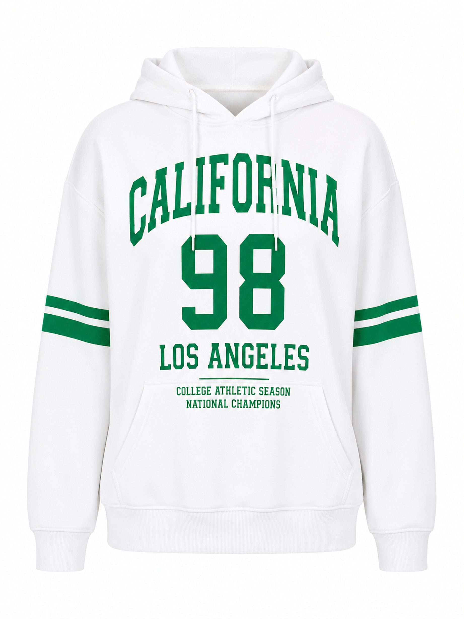 Hoodie Worldclassca Damen Hoodie LA Kapuzenpullover Sport Sweatshirt Langarm