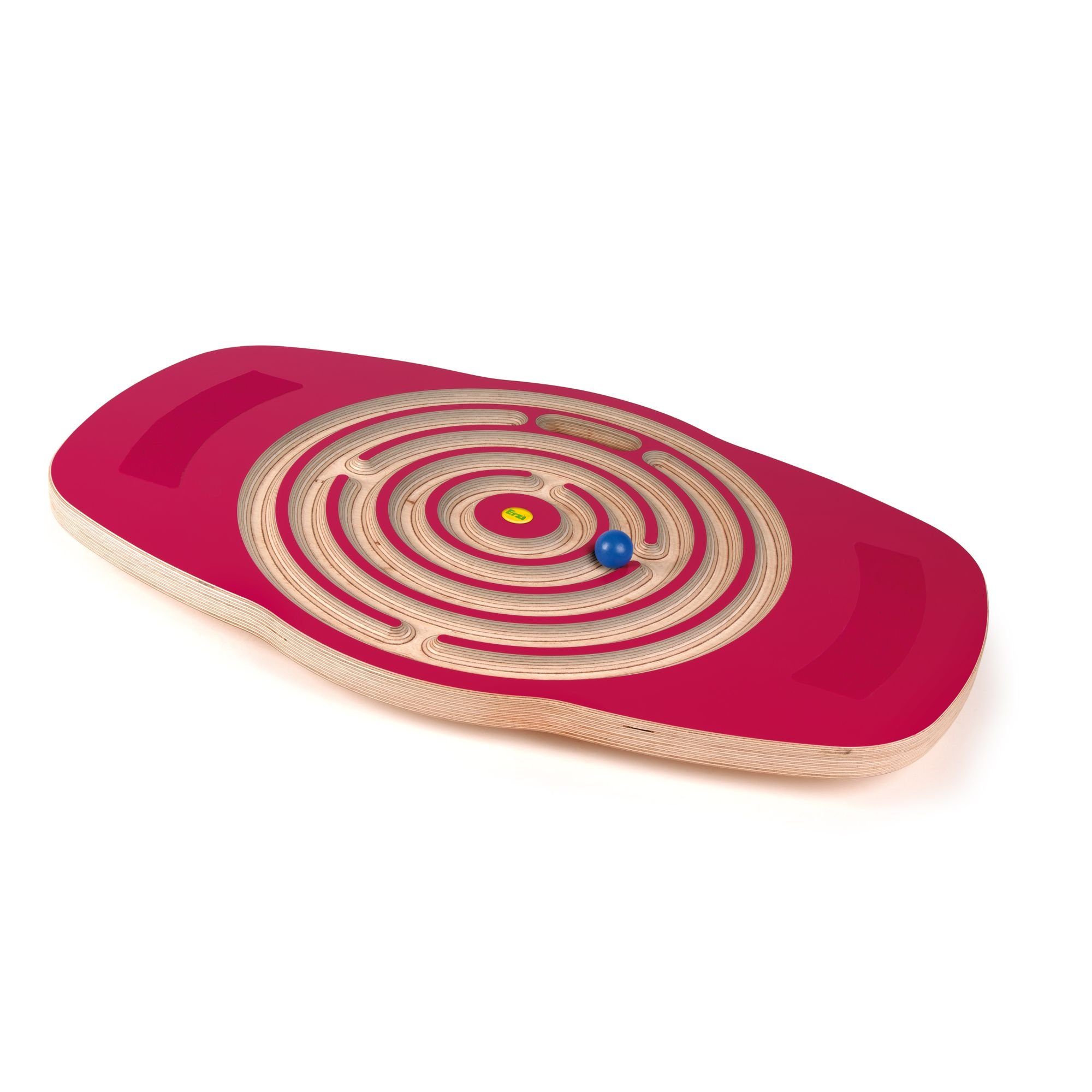 Erzi Balanceboard Balancierbrett Thera mit Labyrinth aus Birkenholz