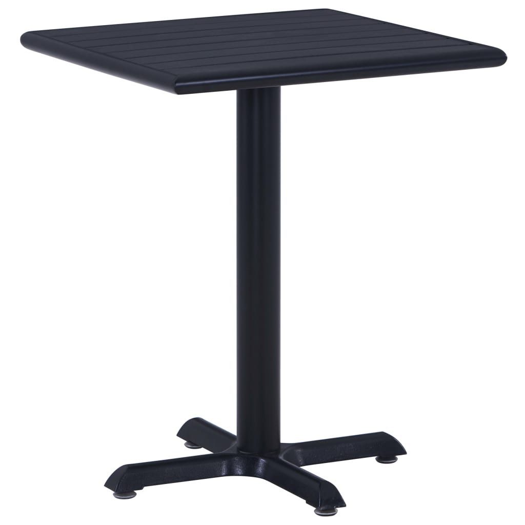 vidaXL Gartentisch Gartentisch Schwarz 60x60x75 cm günstig online kaufen