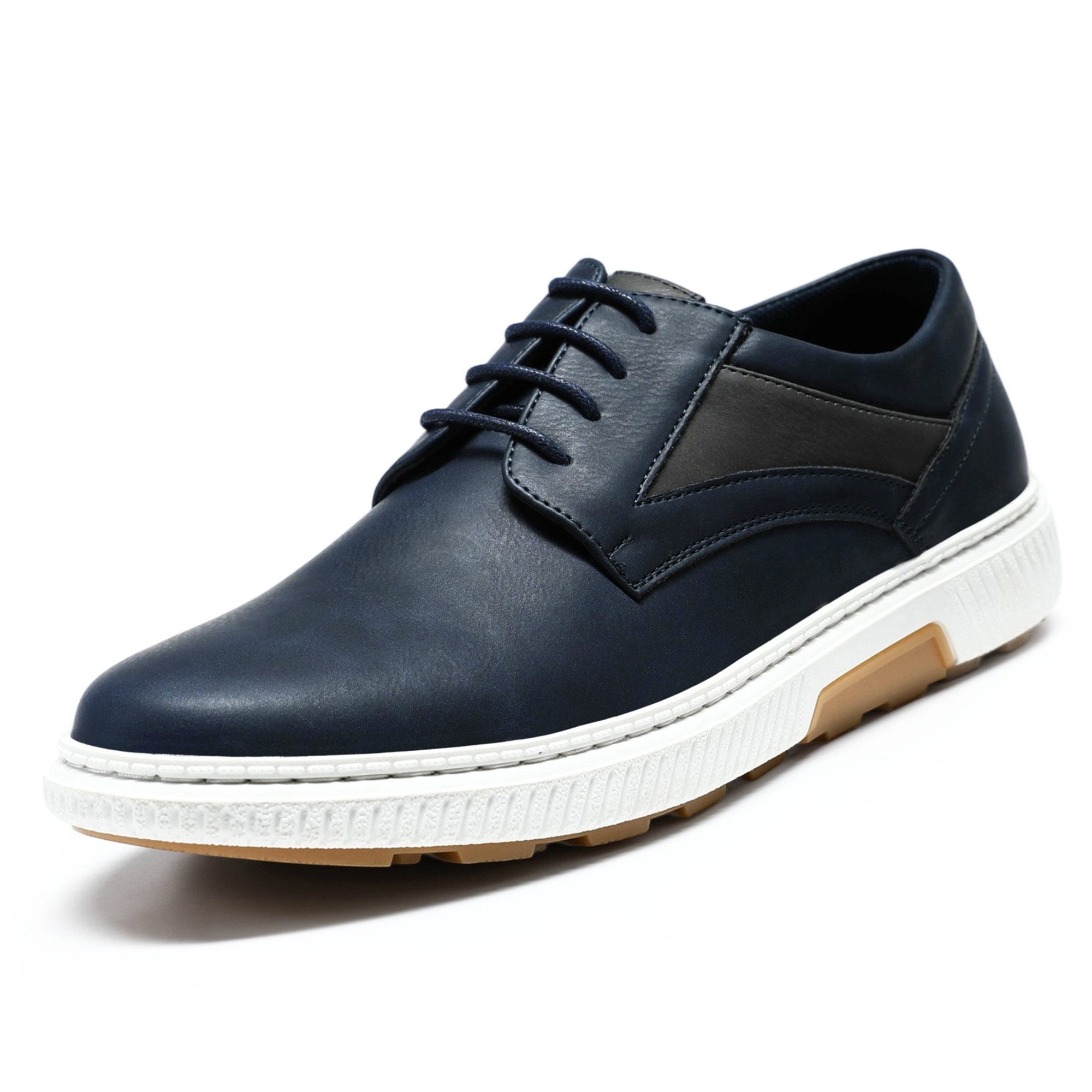 Allthemen Schnürschuh Herren Halbschuhe Kontrastfarben casual Freizeitschuh Sneaker