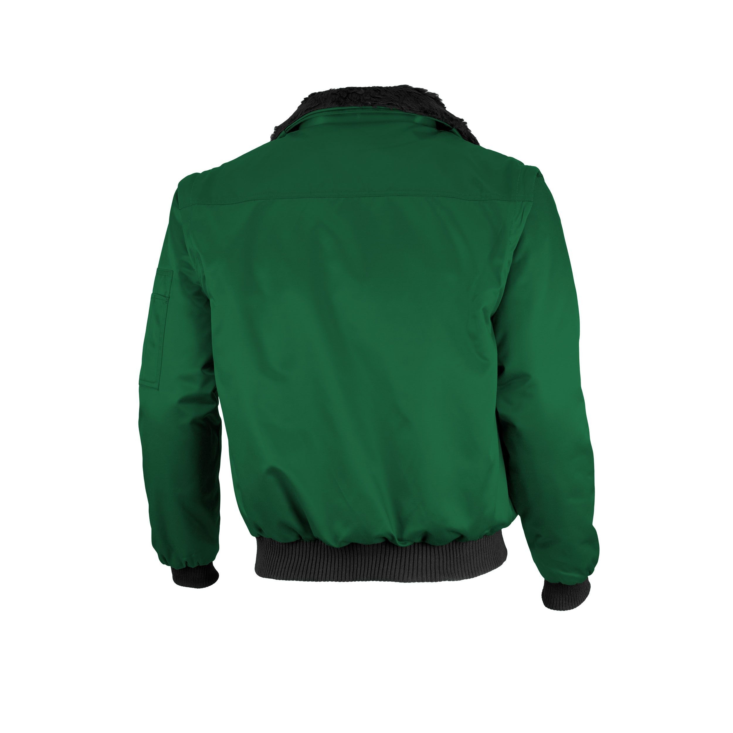 Qualitex Workwear Pilotenjacke Pilotenjacke einfarbig grün, günstig online kaufen