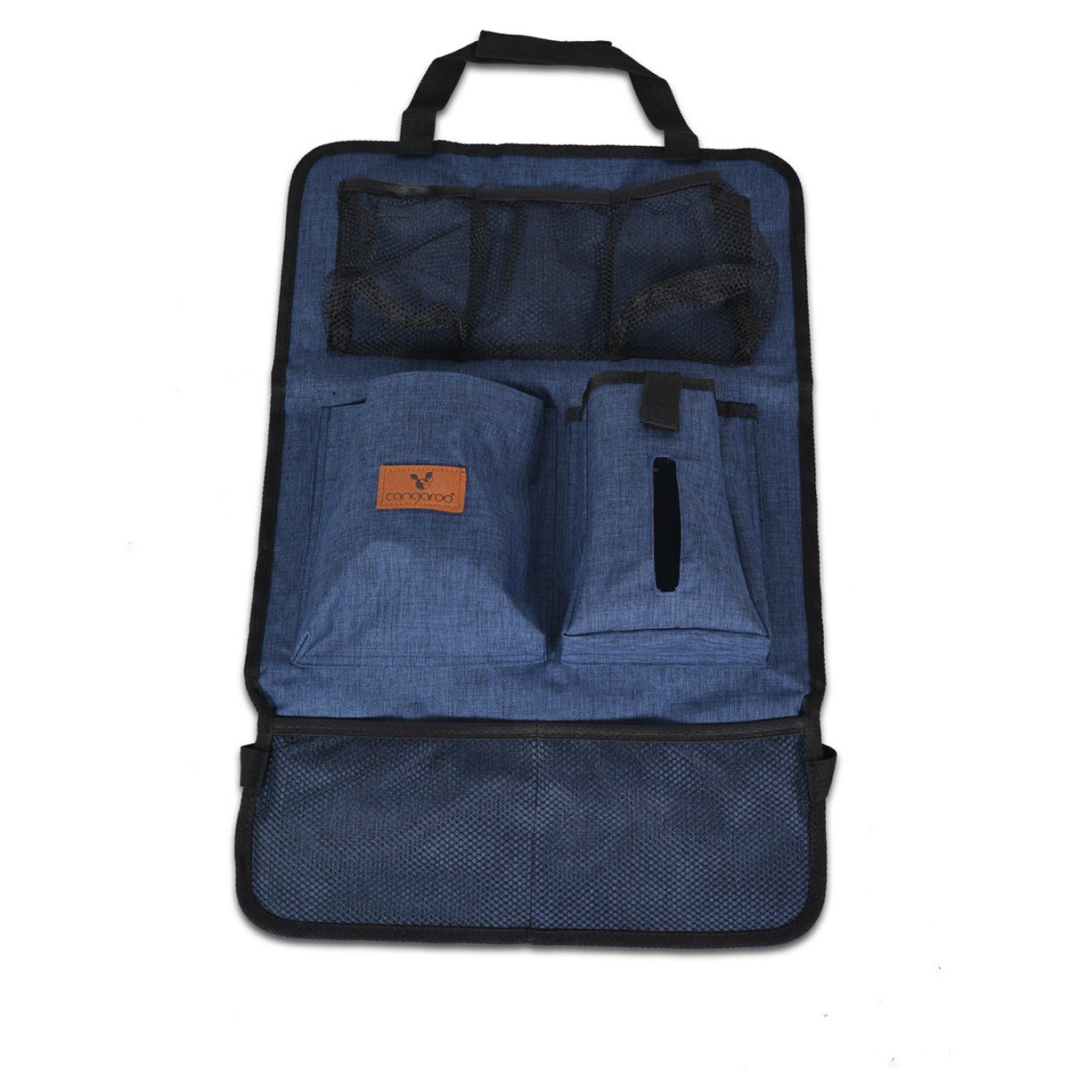 Cangaroo Auto-Rückenlehnentasche Organizer für Auto (1-tlg), mit blau Taschen Taschen Rückenlehnenschutz Reise Organizer mit