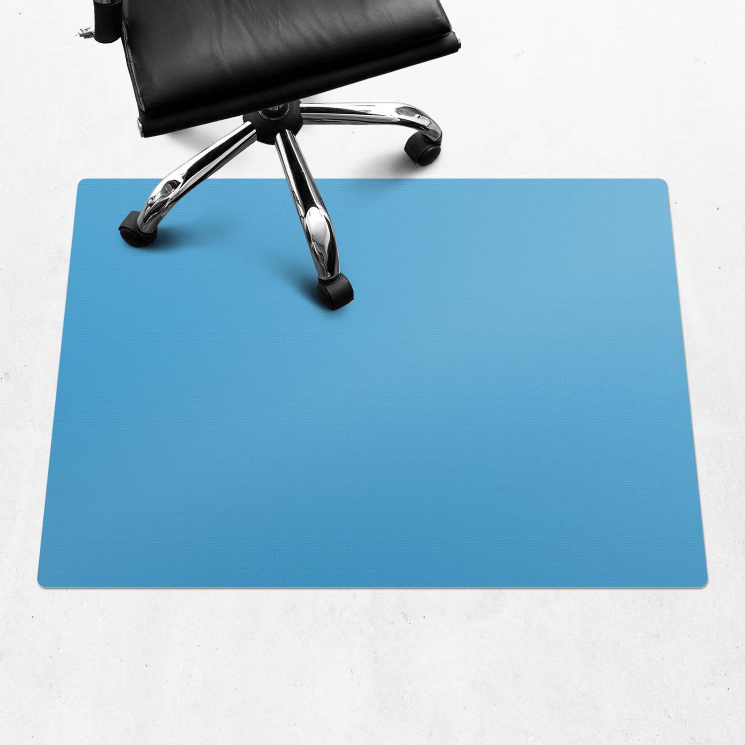 Bodenschutzmatte Bodenschutzmatte Bürostuhl Farbe Blau Stuhlunterlage