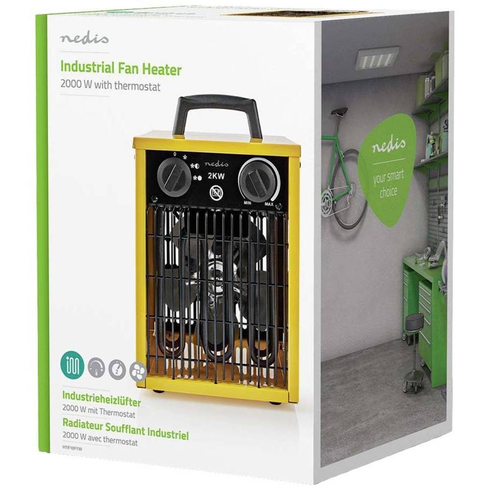 Nedis Heizgerät Industrie Heizlüfter, eingebauter Ventilator, Überhitzungsschutz