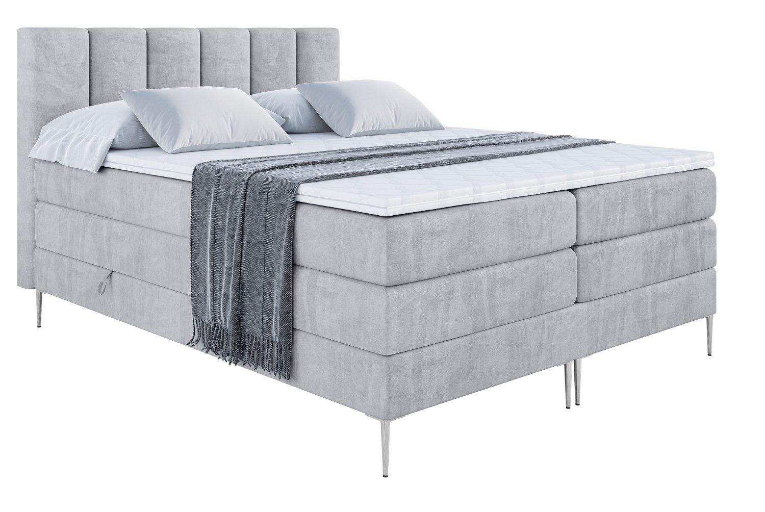 ALTDECOR Boxspringbett BOXI1-F KING (Multipocket-Matratze H4, günstig online kaufen