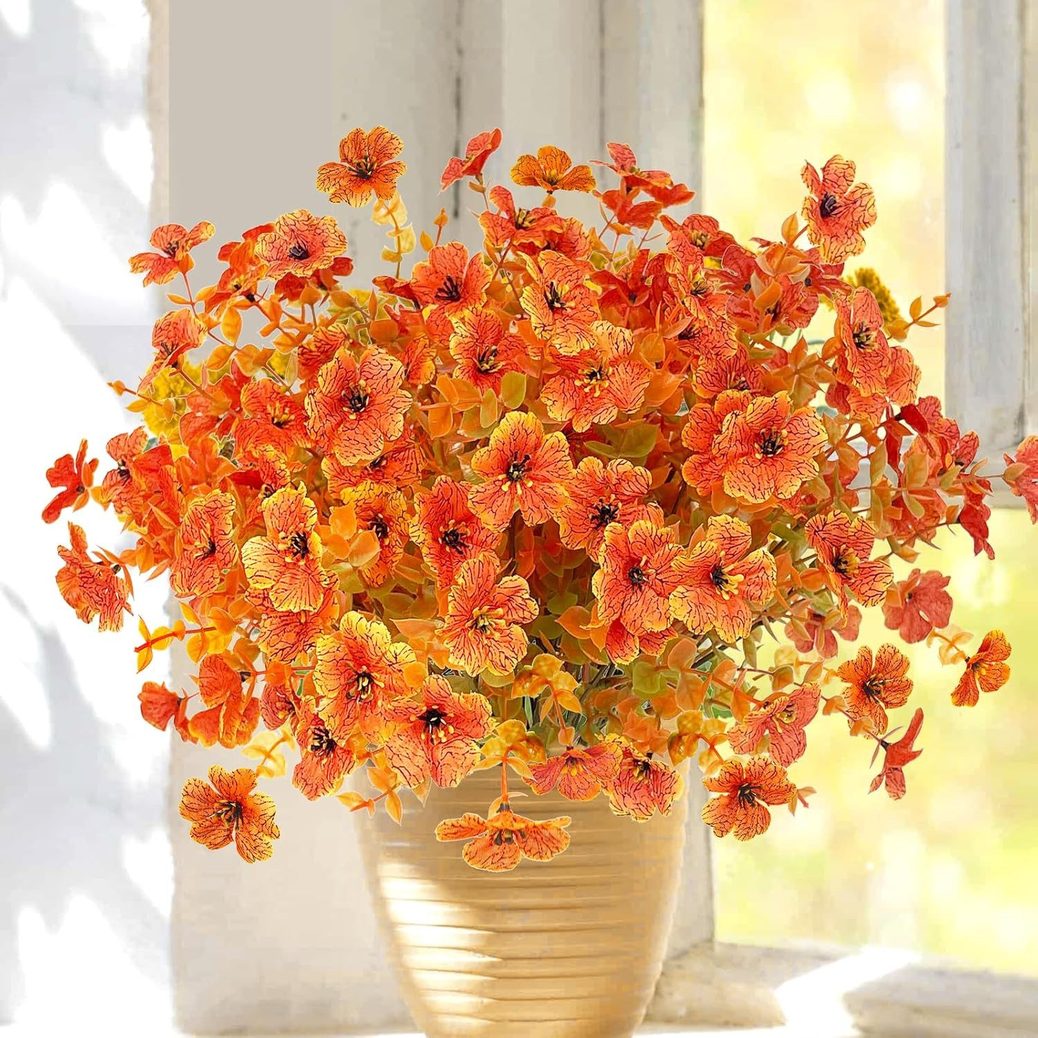 Kunstblumenstrauß Kunstblumen Herbst Herbstblumen Herbststrauß Herbstzweige