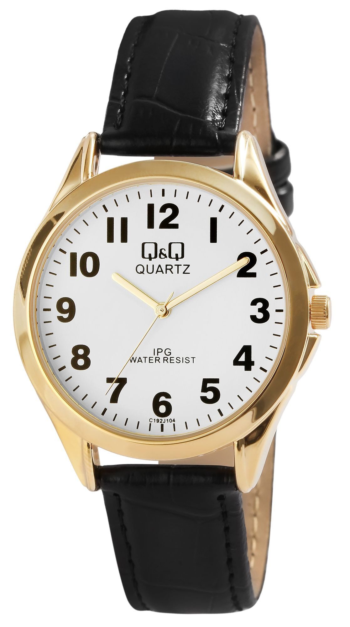 Q&Q Quarzuhr goldfarbig, 3 ATM