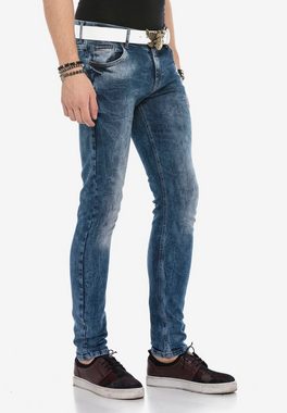 Cipo & Baxx Bequeme Jeans mit optimaler Passform in Slim-Straight Fit