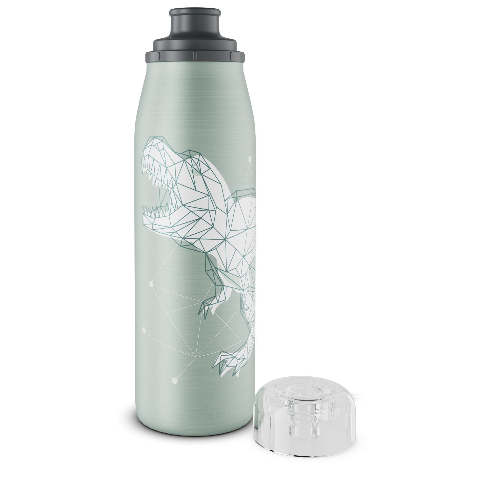 Alfi Isolierflasche, Isolier-Trinkflasche 'isoBottle Kids' 0,5 Liter, Dinosaurier-Motiv