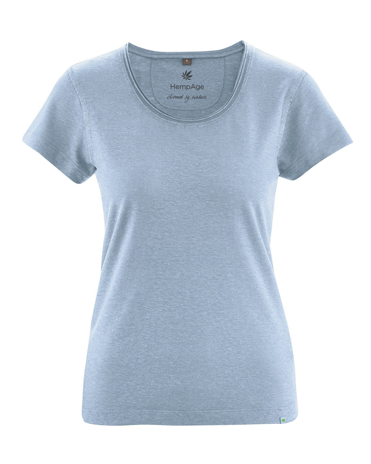 HempAge T-Shirt Luftiges T-Shirt Hanf/Biobaumwolle Normal Fit