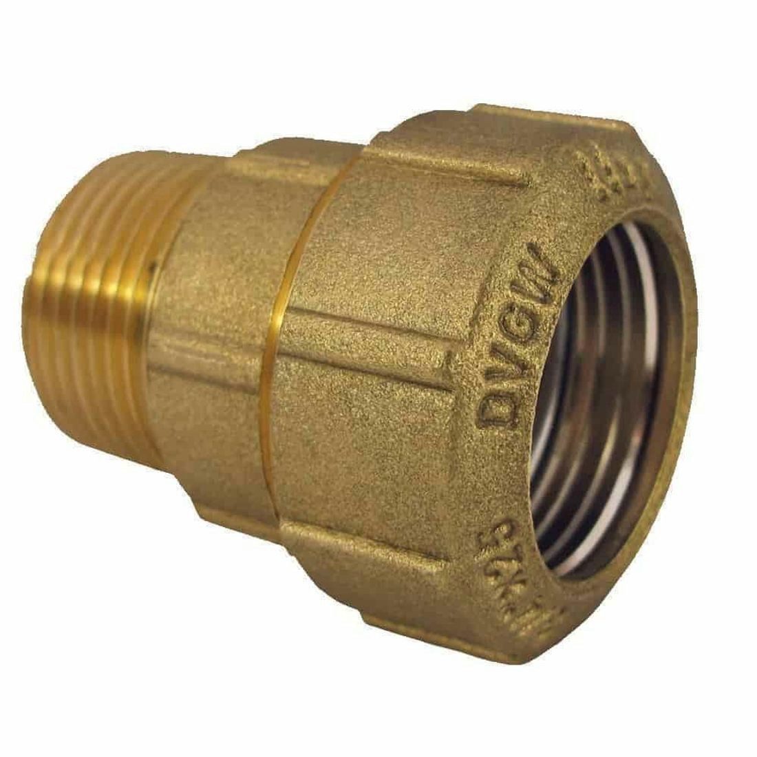 Boni-Shop Rohrverbinder Messing PE Rohr Verschraubung Kupplung AG 25x3/4"