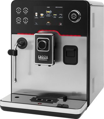 Gaggia Kaffeevollautomat Accademia Stainless Steel, vom Erfinder des Espresso - Barista@Home dank Espresso-Plus-System