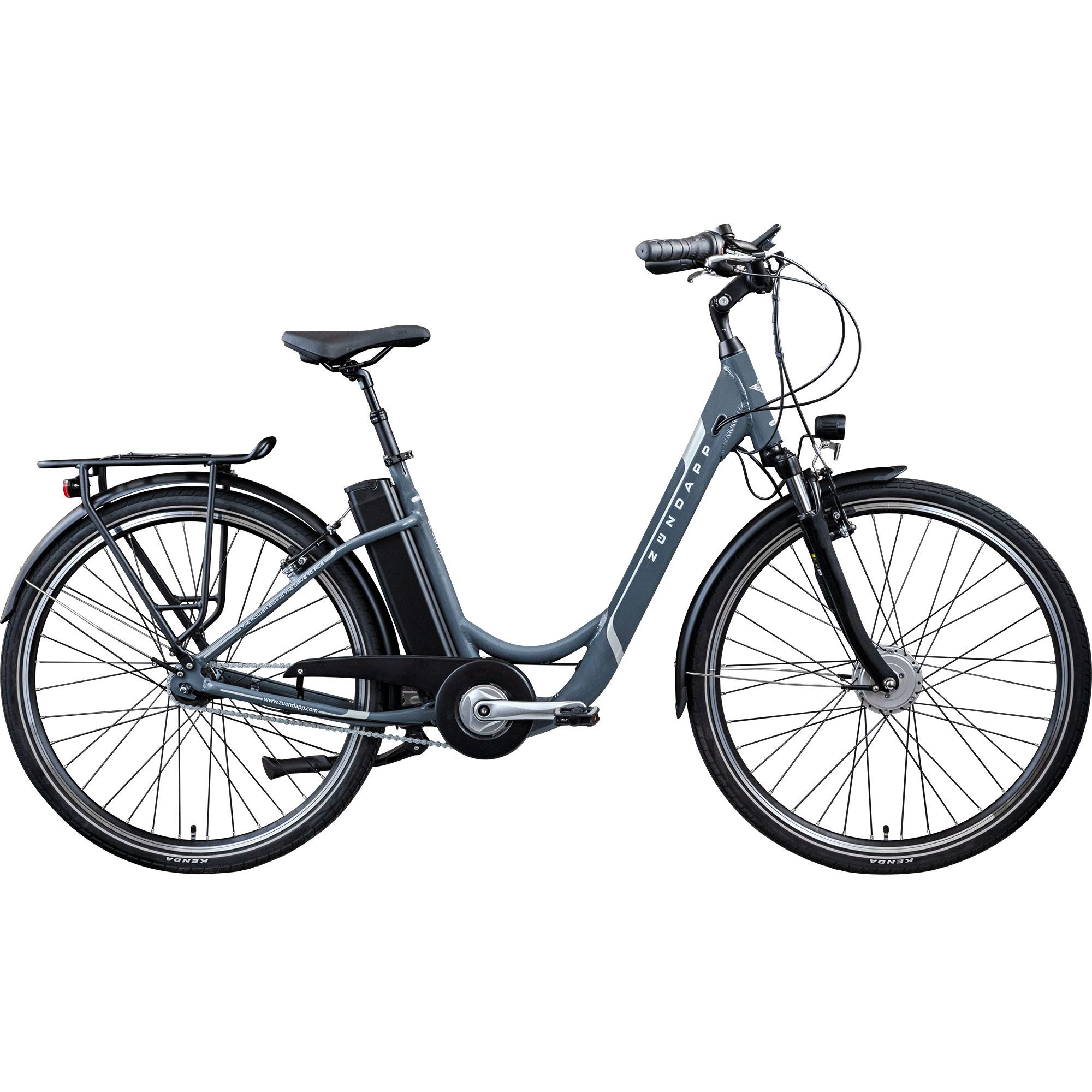 Zündapp E-Bike Cityrad Z517, 7 Gang, Nabenschaltung, Frontmotor, 531 Wh, E Bike Damenfahrrad 28 Zoll 155 - 190 cm mit 7 Gang Nabenschaltung