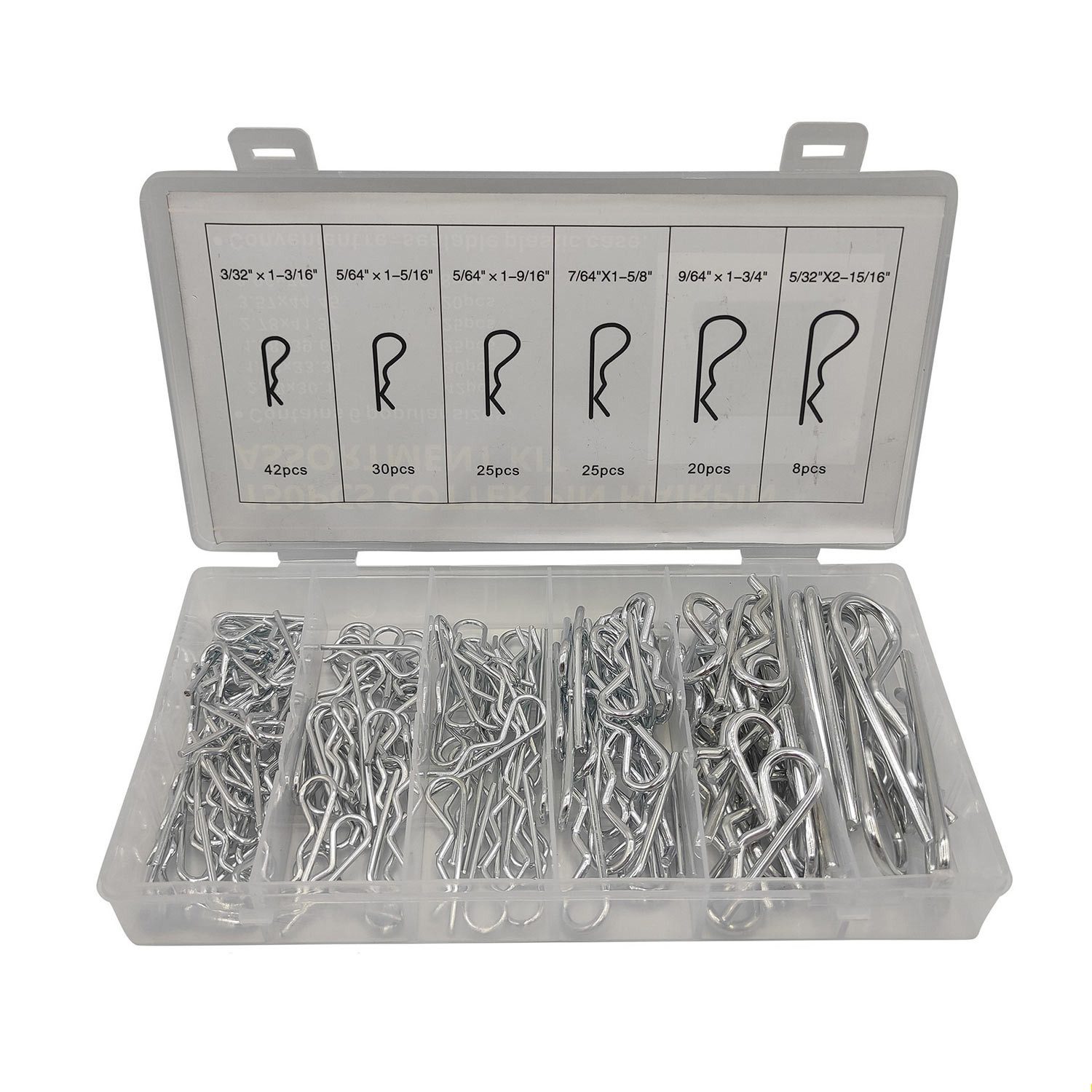 Federsplint Edelstahl Splinte Set, Federstecker Sortiment 150-tlg