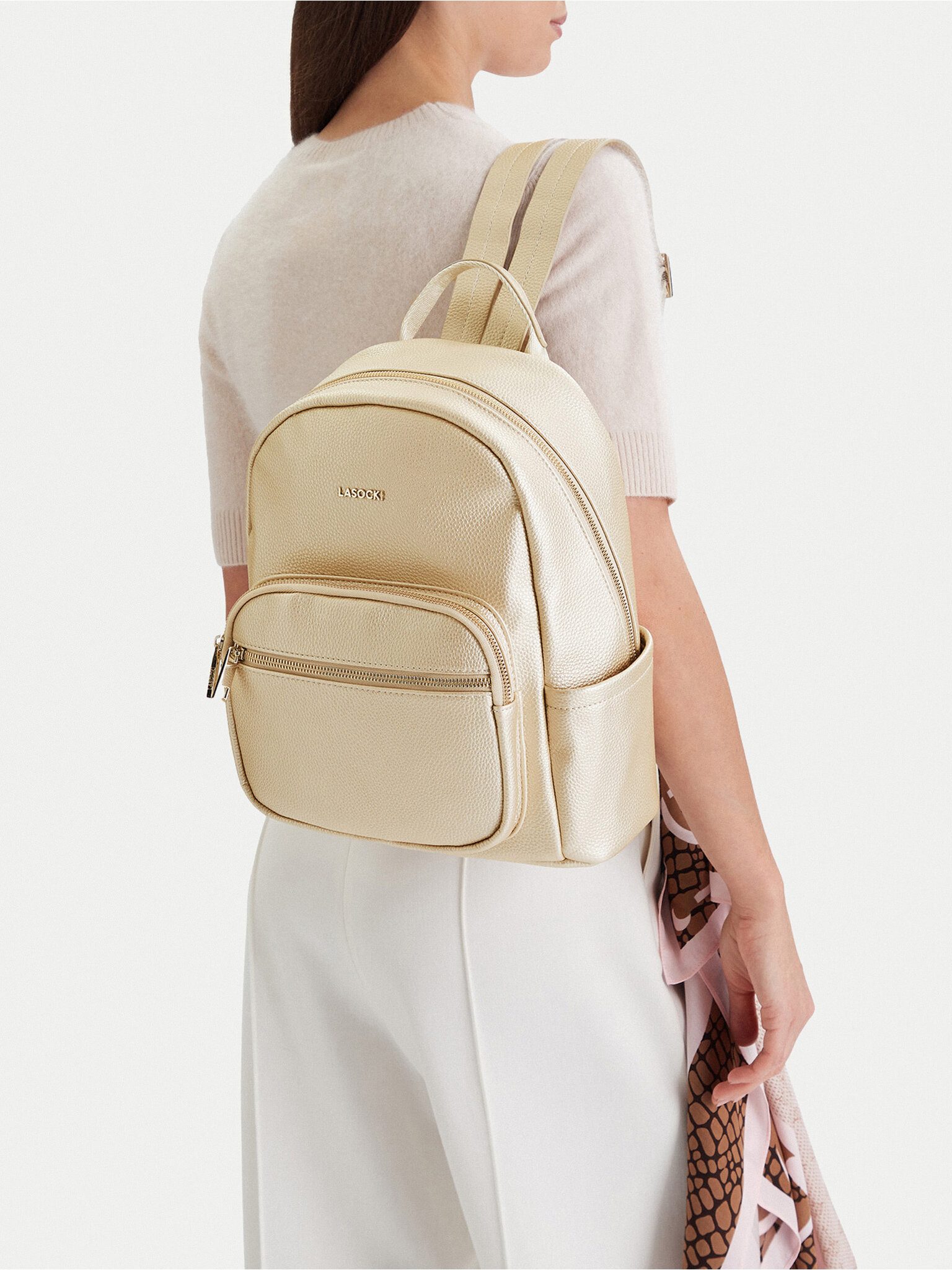 LASOCKI Freizeitrucksack Lasocki Damen-Rucksack Gold Lasocki-CEO-LSK-L-015-09 Gold