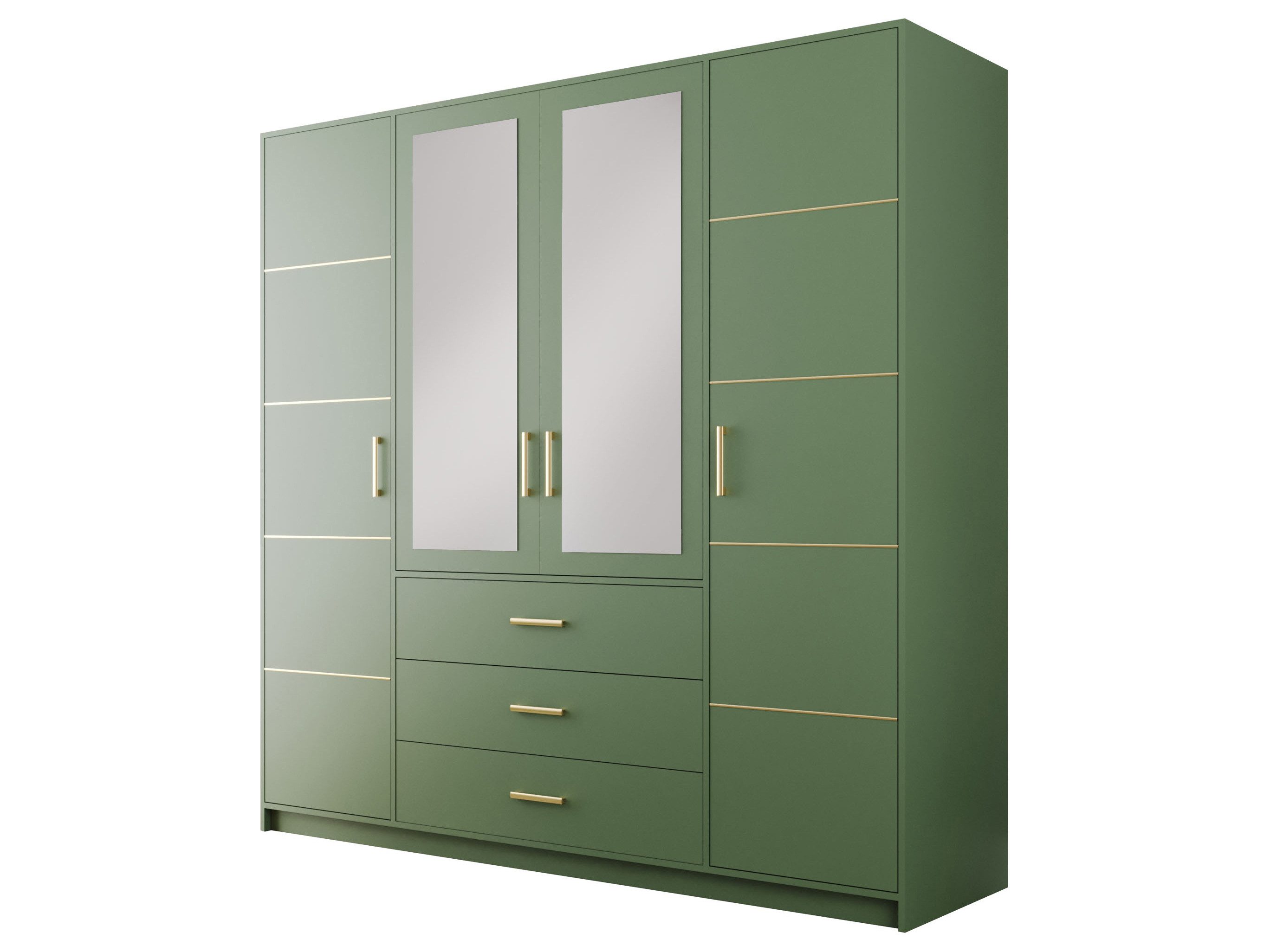 Compleo Kleiderschrank mit 4 Türen und günstig online kaufen
