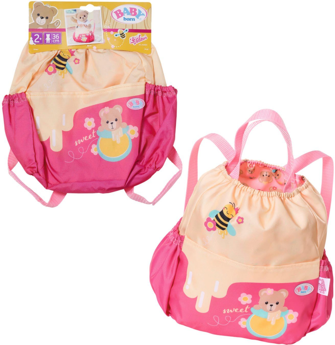 Puppen Rucksack Bärrucksack