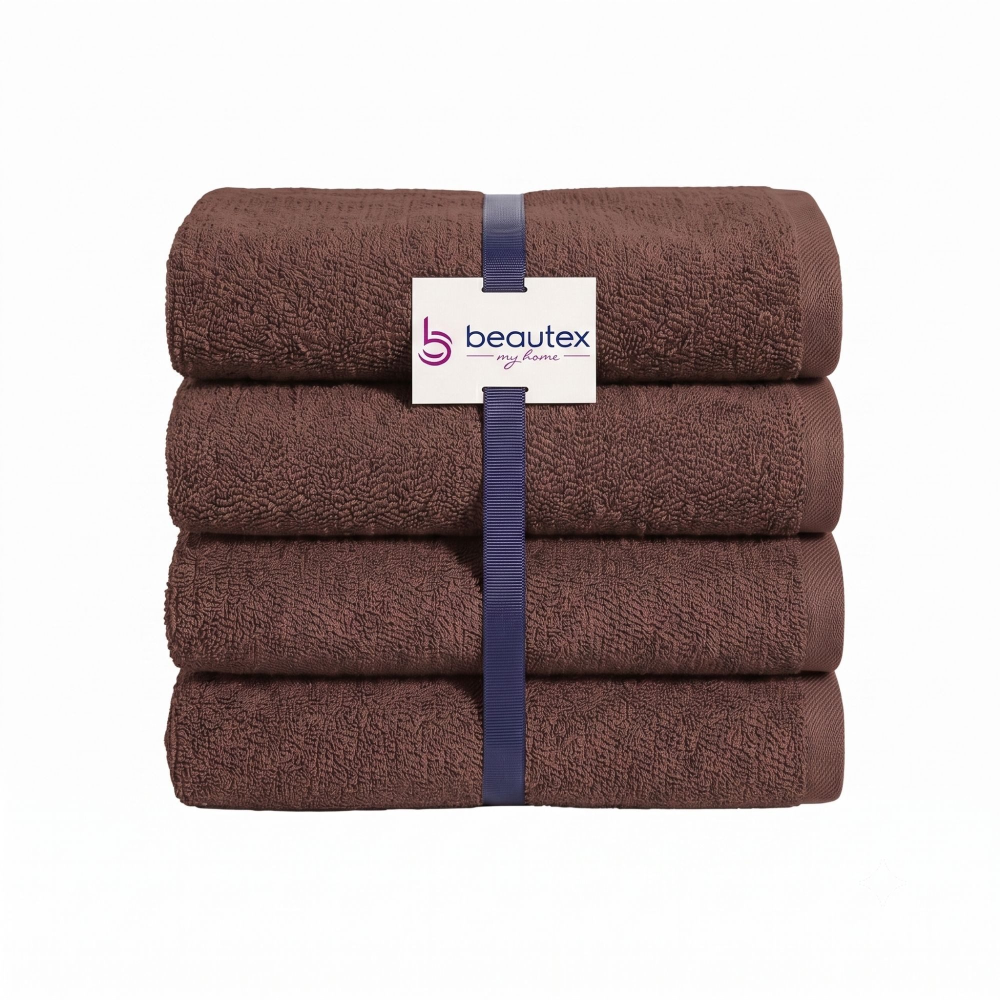 Beautex Handtuch Set, Premium Frottier Sets, 100% Baumwolle 550g/m², Multischlaufen-Optik, Frottier, saugstark, weich, flusenfrei, schnelltrocknend, schadstoffgeprüft