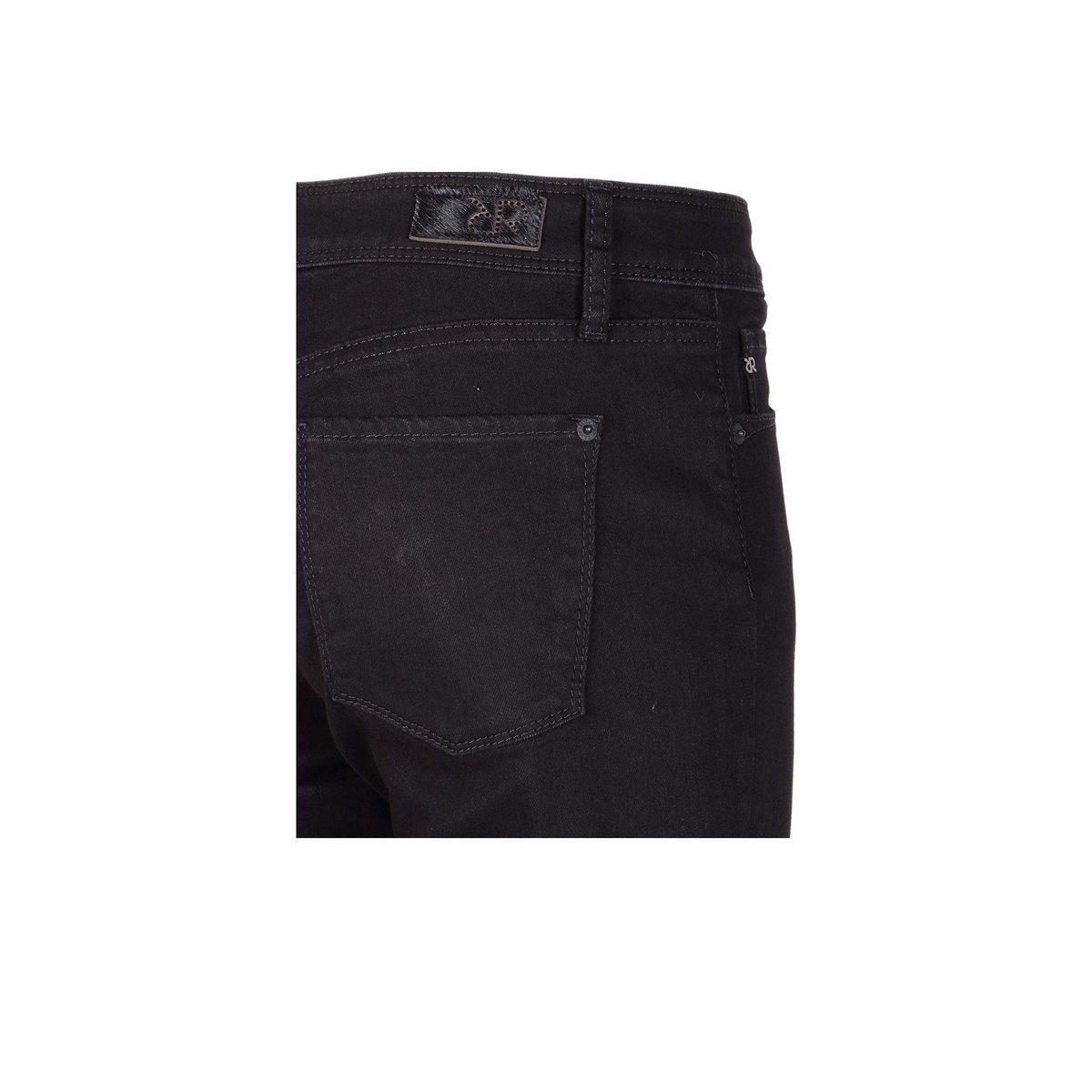 Raffaello Rossi Slim-fit-Jeans schwarz (1-tlg) regular