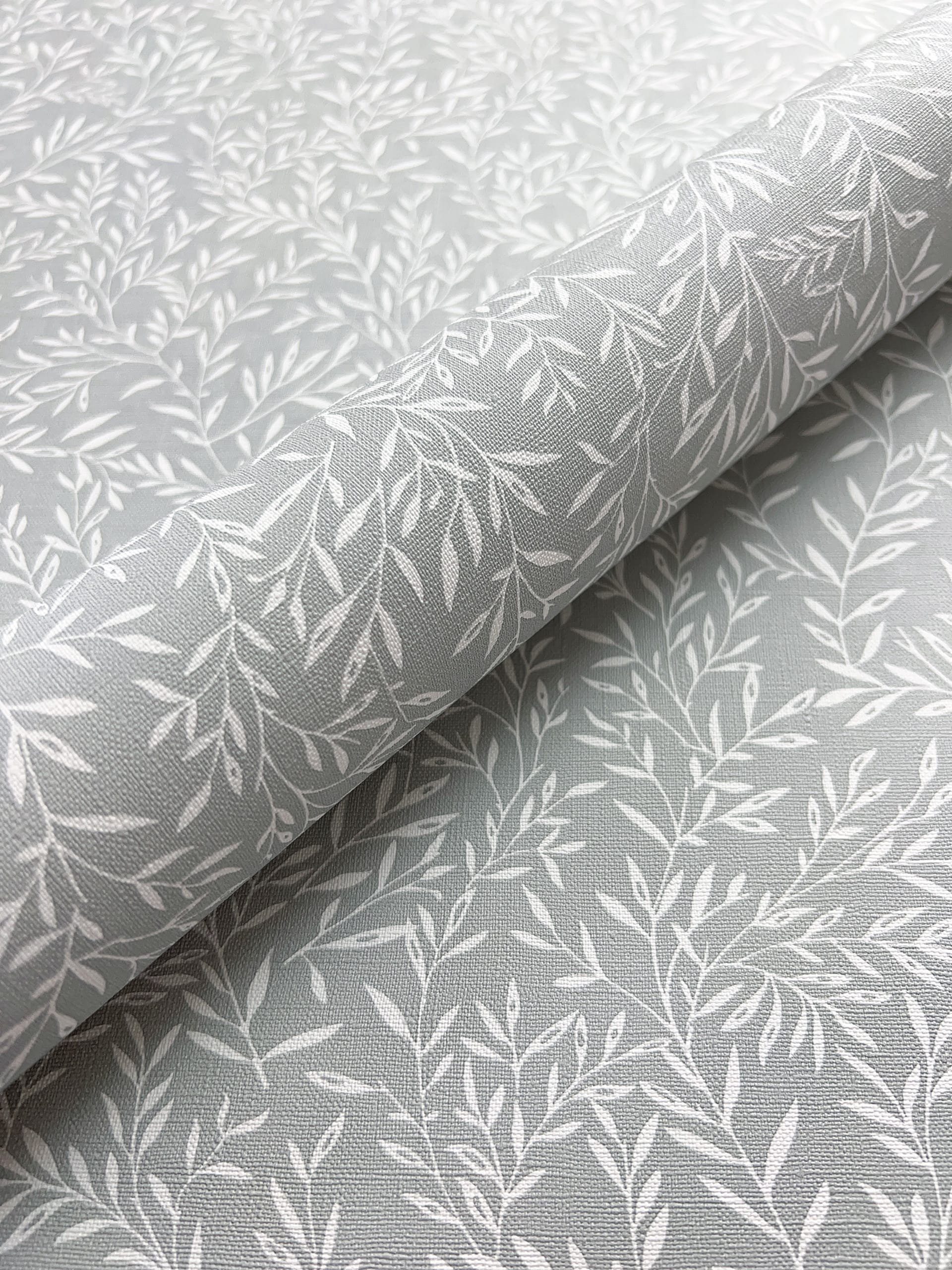 Newroom Vliestapete, Grau Tapete Floral Zweige günstig online kaufen