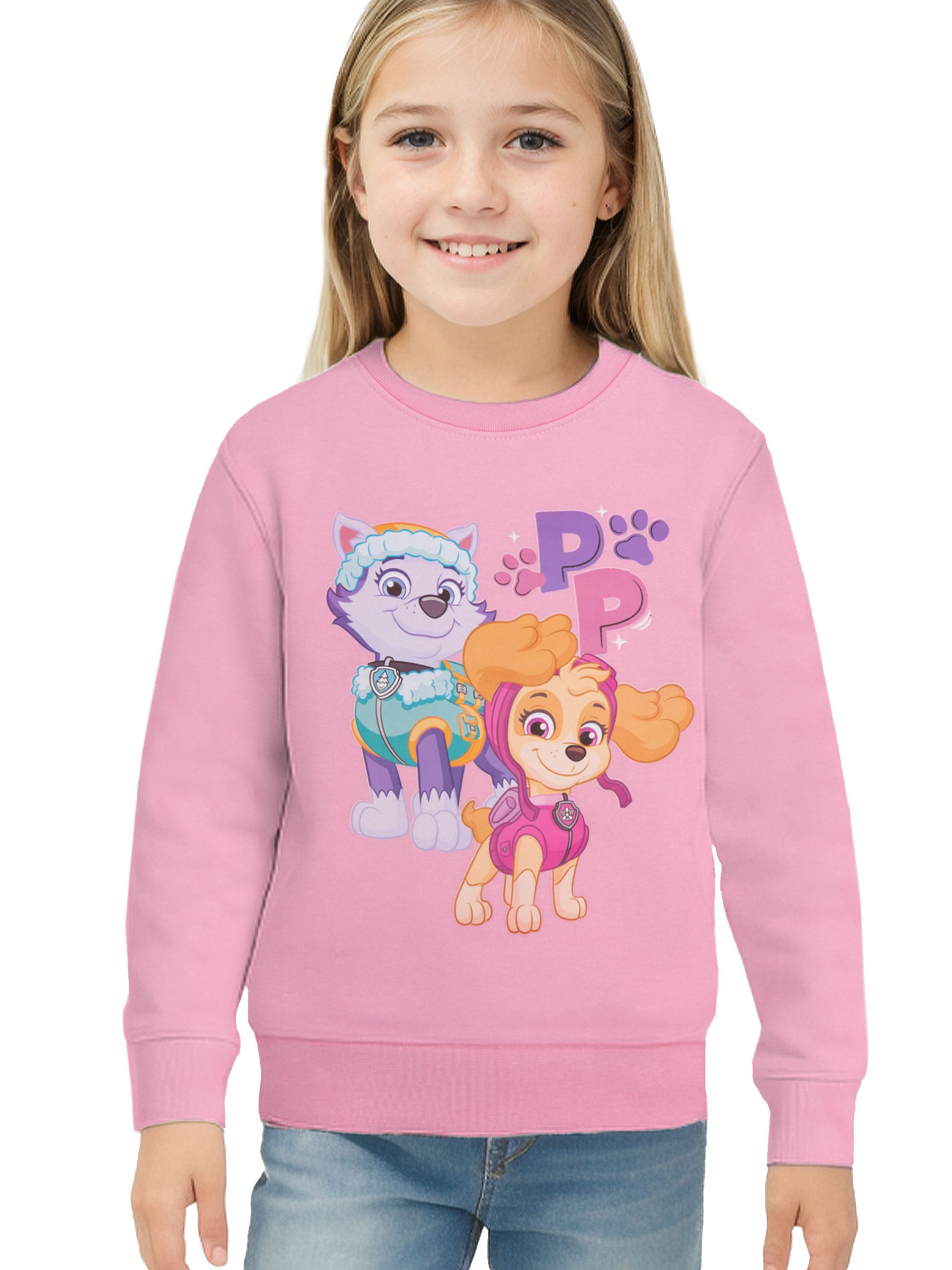 United Labels® Sweatshirt Paw Patrol Sweatshirt für Mädchen - Kinder Пуловеры Oberteil Rosa