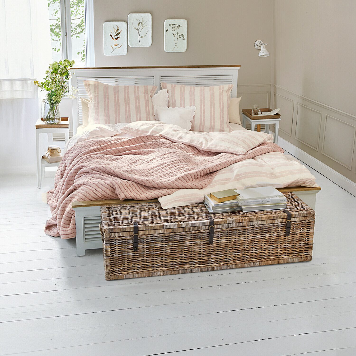 Mirabeau Tagesdecke Quilt Herepian rosa