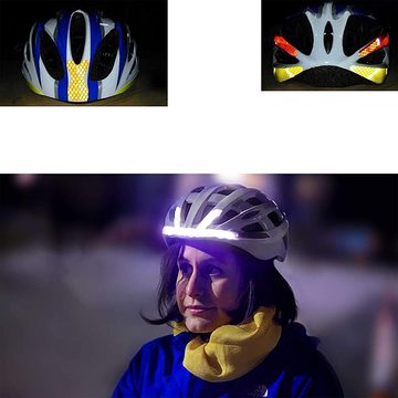 Lubgitsr Reflektorband Reflektorband, 4 Rolle Selbstklebend 5cm*3m Warnband für Fahrrad, (4 St)