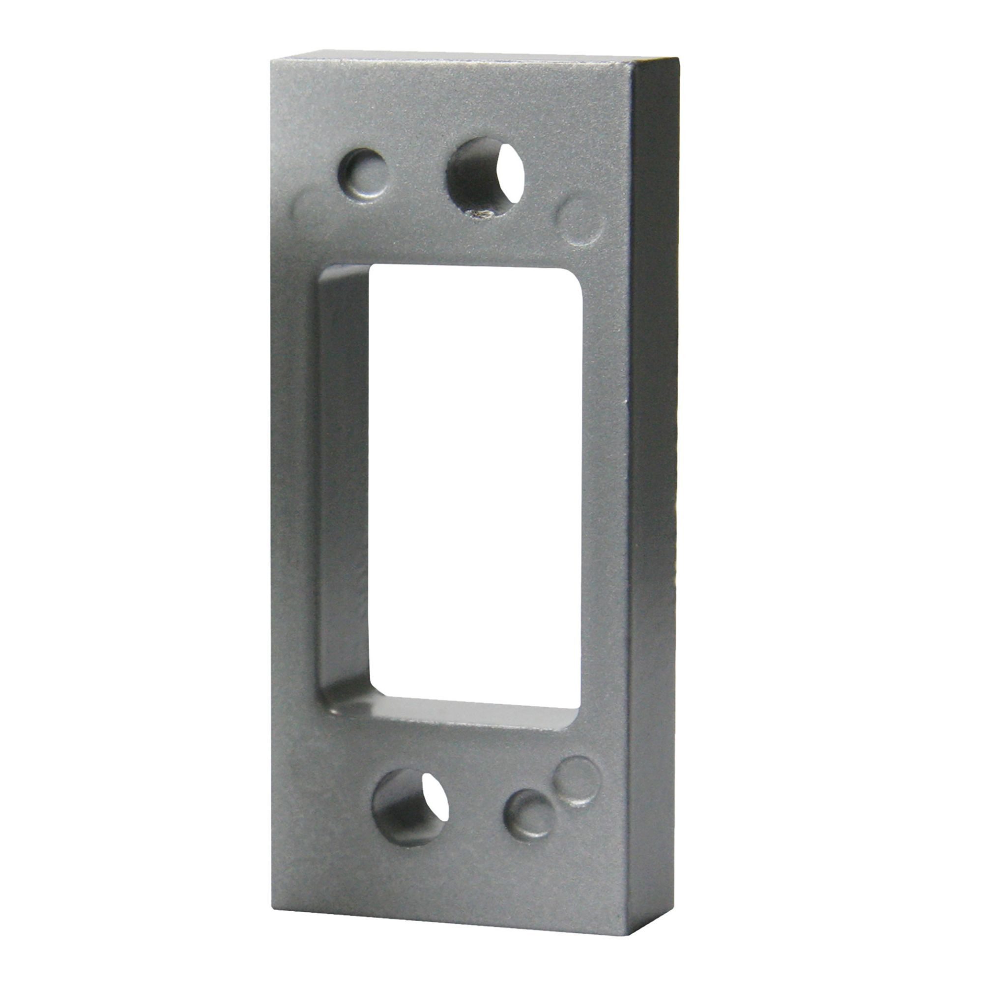 BASI Panzerriegel Distanzplatten, Zubehör für Panzerriegelschloss, Silber - 12 mm Stärke, (Packung), zum Höhenausgleich, Stärke 12 mm, Farbe Silber