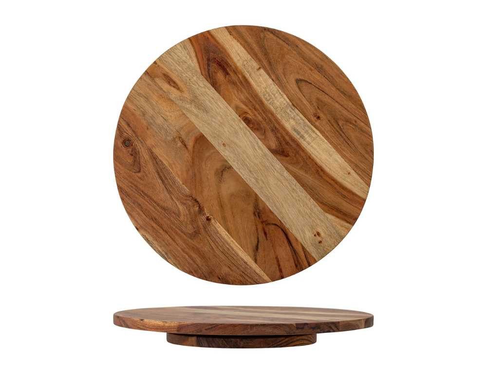 Bloomingville Schneidebrett Bloomingville Drehteller ELENOR Akazie 40 cm, Holz